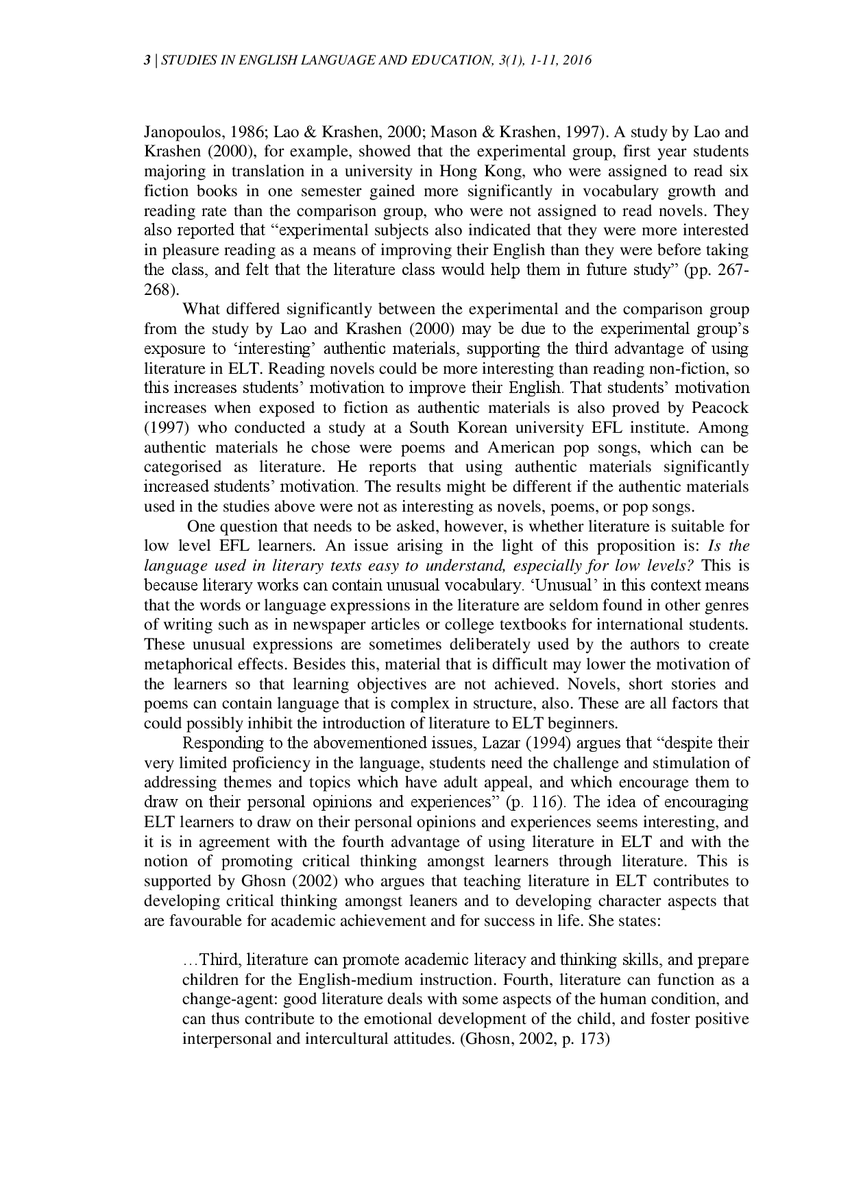 juris Retaining Literature in the Indonesian ELT Curriculum