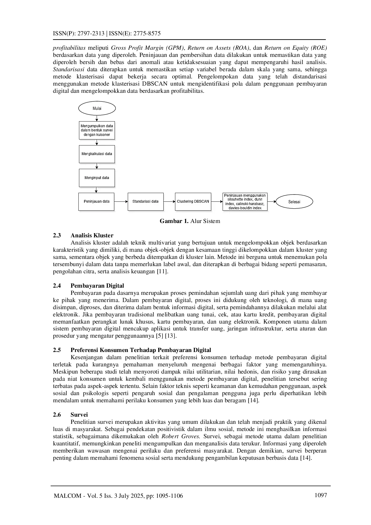 JURIS Analisis Cluster Terhadap Pengelompokan Preferensi Pengguna Pembayaran Digital dan Dampaknya Terhadap Inklusi Keuangan Mahasiswa Telkom University