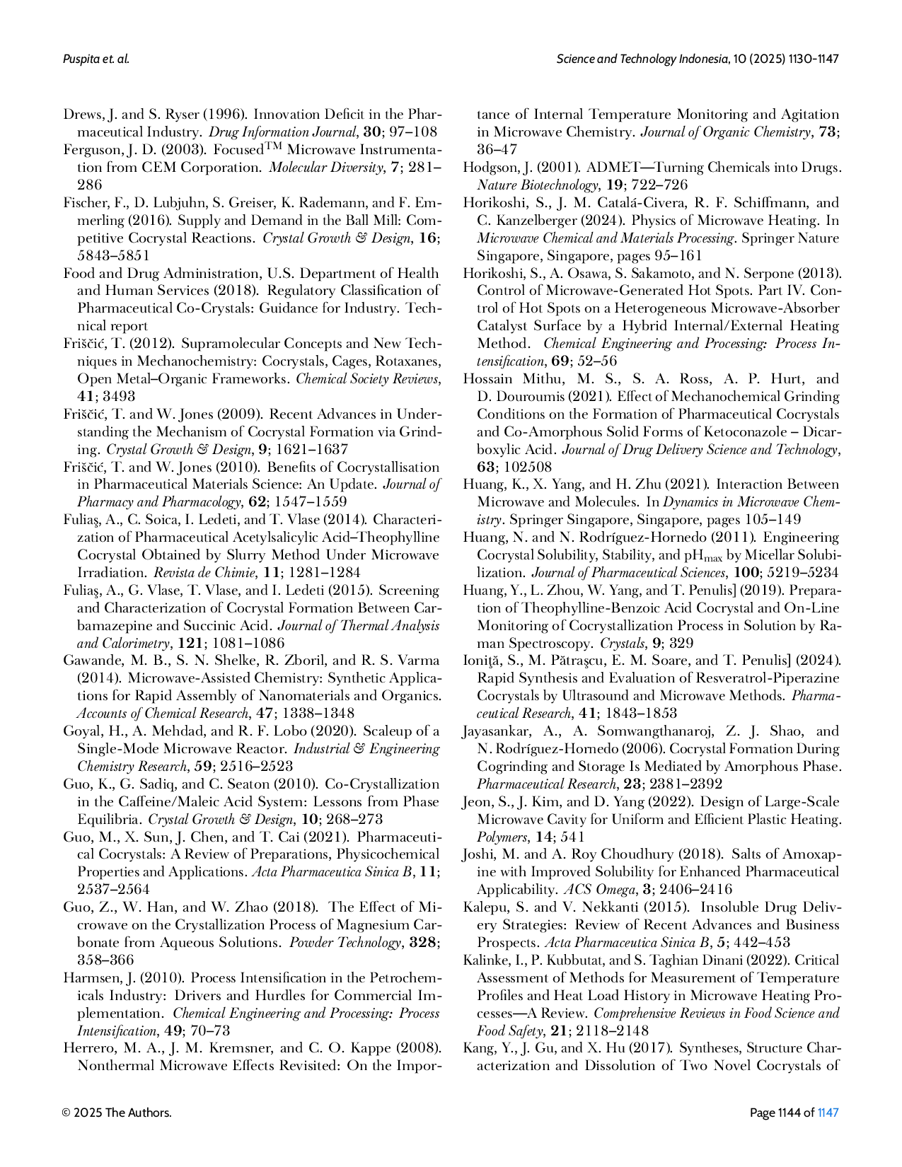 juris Microwave Assisted Synthesis A Green Chemistry Approach for Drug Cocrystals Synthesis