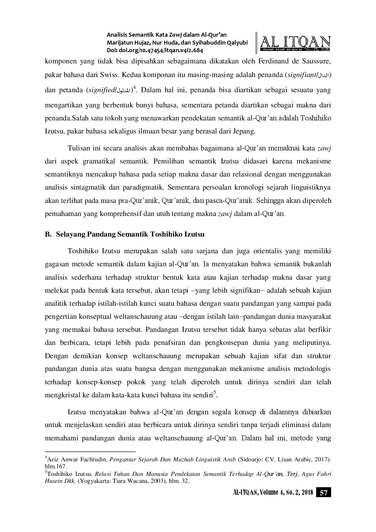 juris Analisis Semantik Kata Zawj dalam Al Qur an