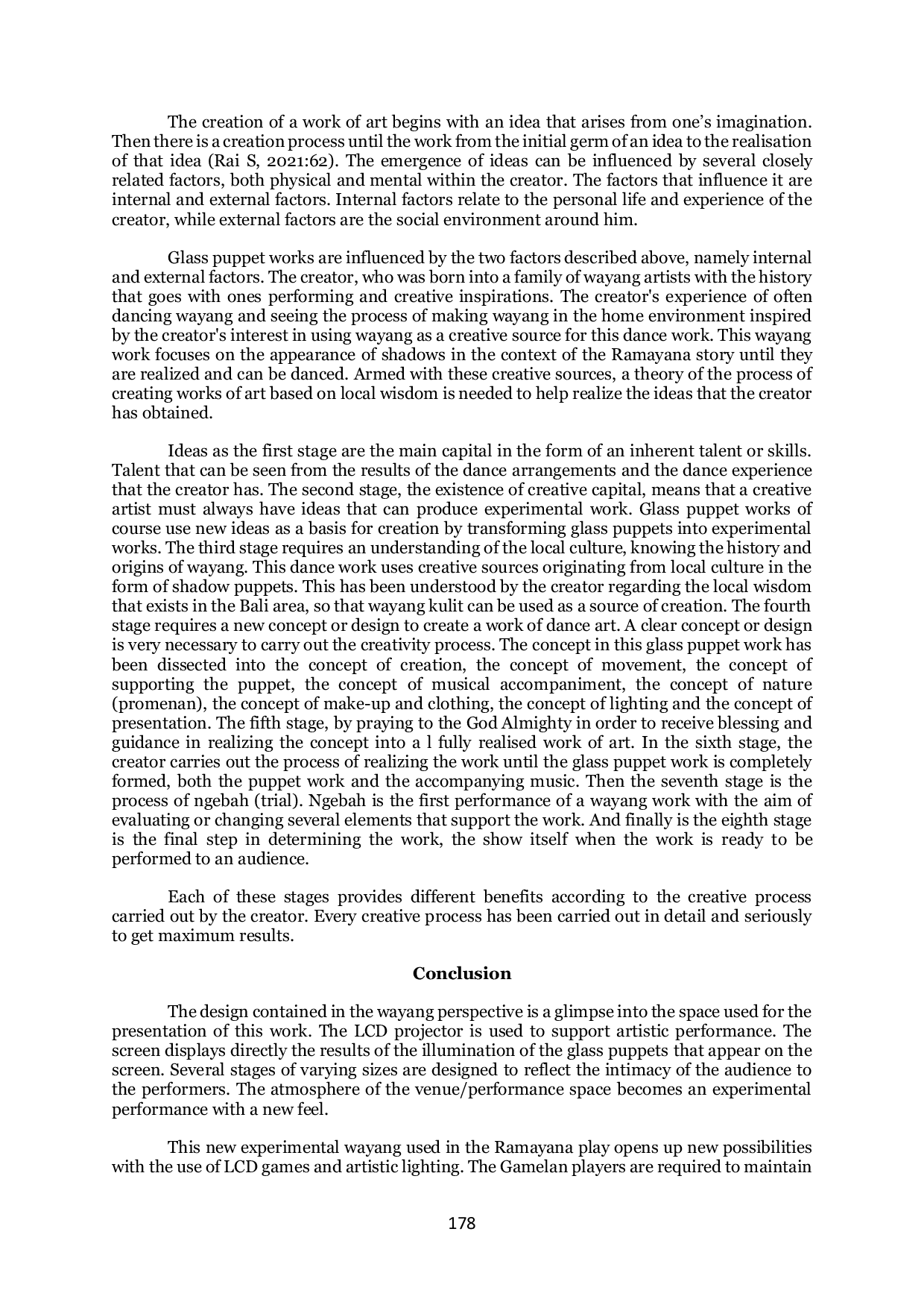 JURIS The Theatre of Glass Puppetry Enhanced With The Use of The Technology of Lighting