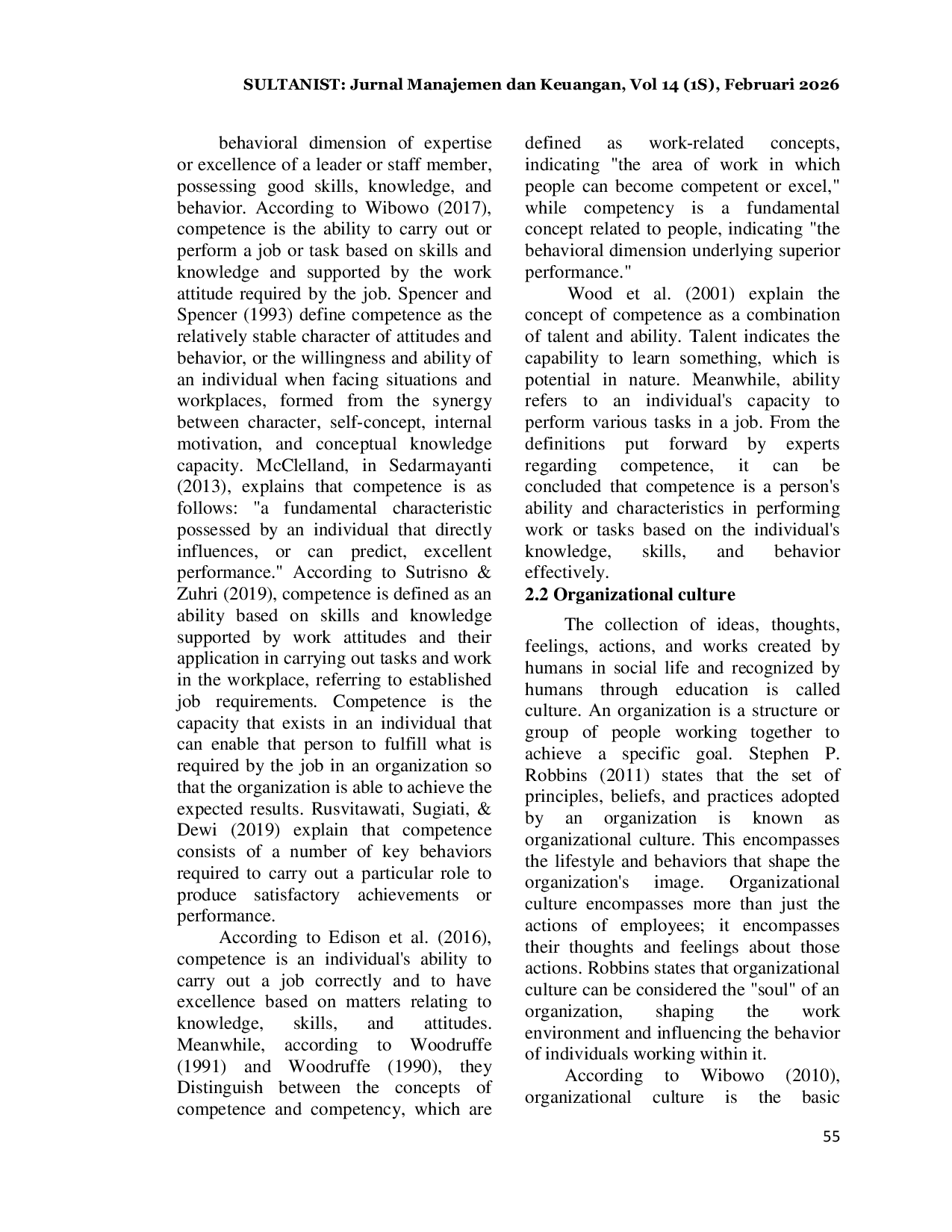 JURIS The Effect Of Competency On Lecturers Performance With Organizational Culture As An Intervening Variable In Higher Education In Pematangsiantar