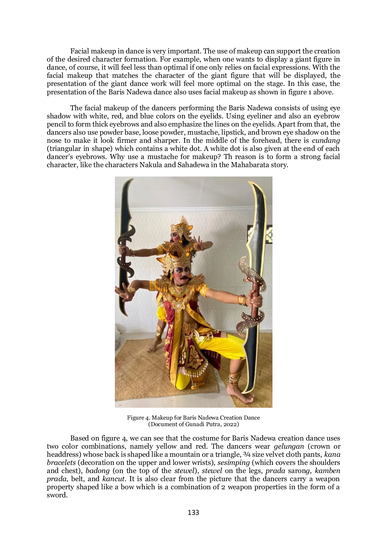 JURIS Motivation for Creating the Baris Nadewa Creation Dance in the New Normal Era