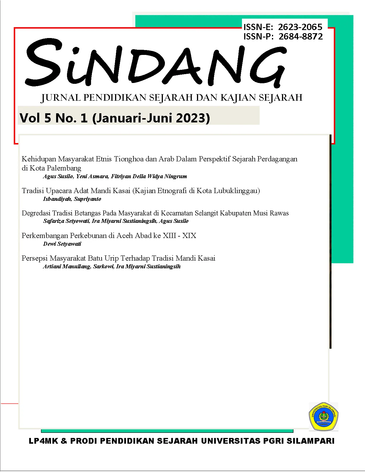 JURIS Persepsi Masyarakat Batu Urip Terhadap Tradisi Mandi Kasai