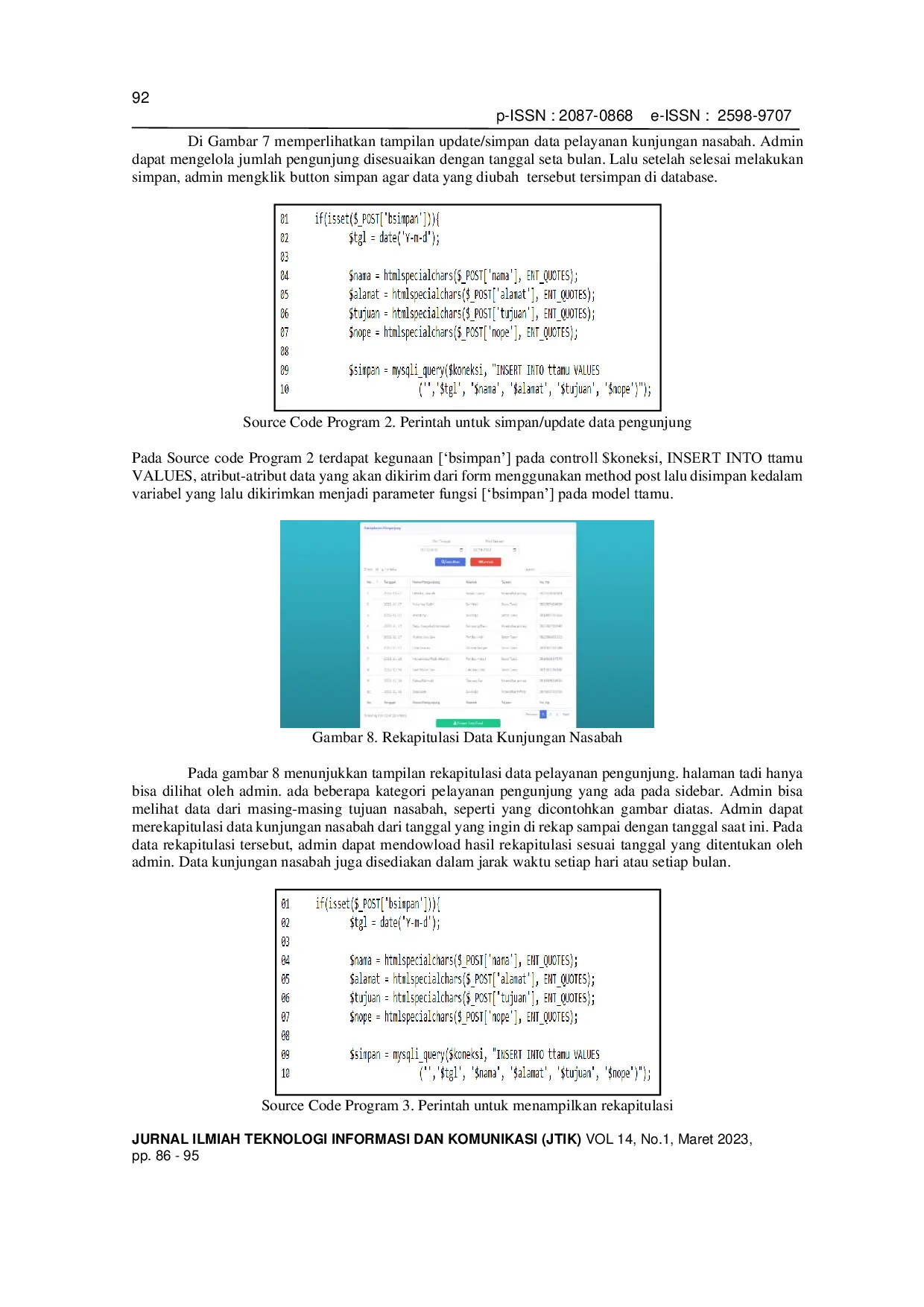 JURIS Perancangan Sistem Informasi Data Kunjungan Nasabah Bank Muamalat Berbasis Web
