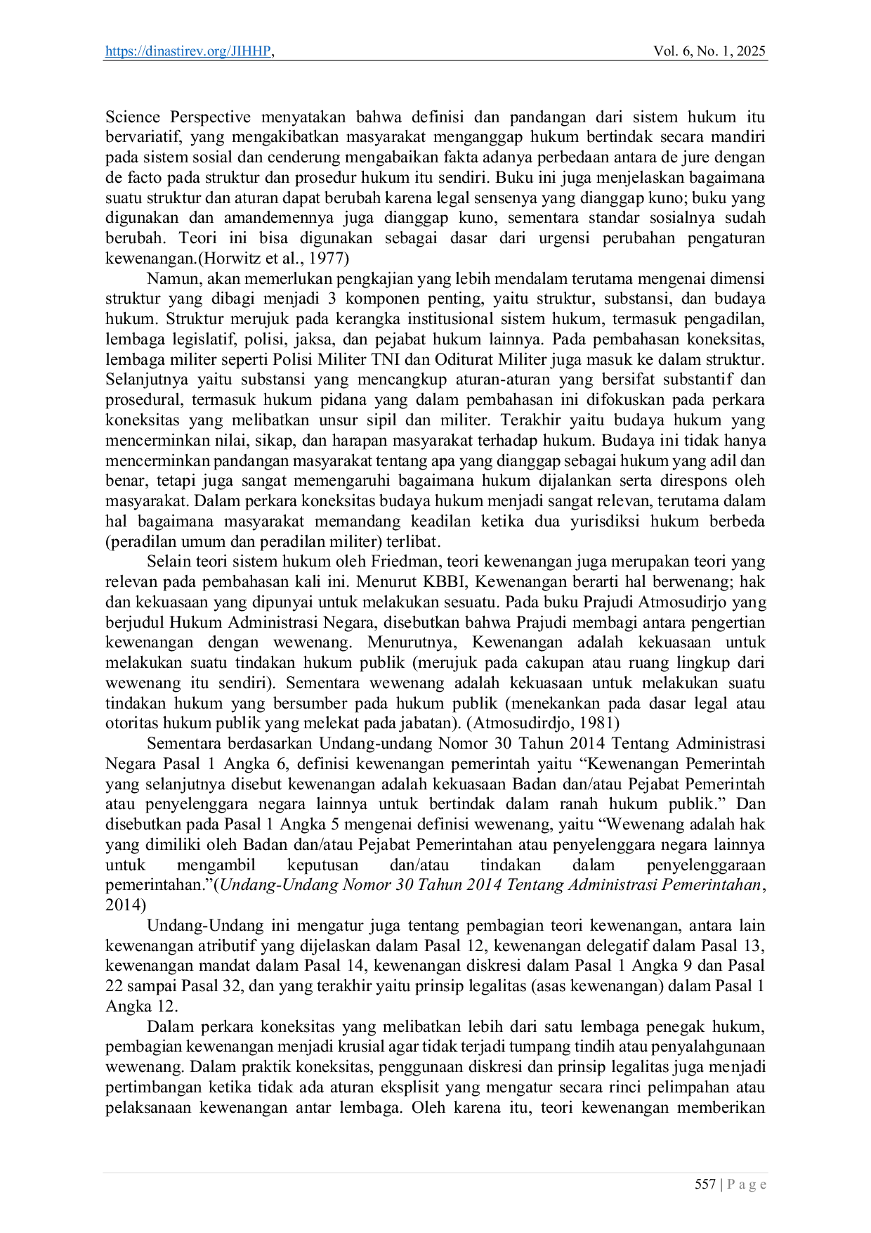 JURIS Penataan Kelembagaan Penanganan Perkara Koneksitas Urgensi Pengaturan Kewenangan Antarpenyidik Koneksitas