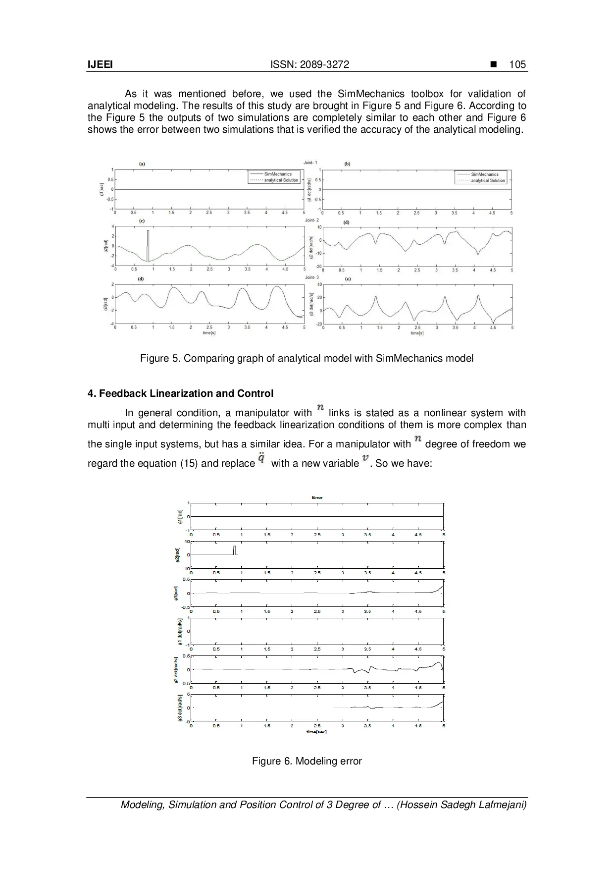 JURIS Modeling Simulation and Position Control of 3 Degree of Freedom Articulated Manipulator