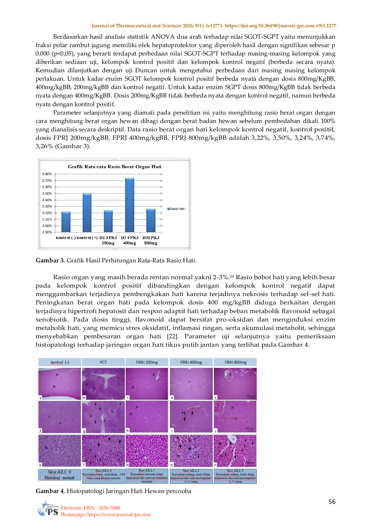 JURIS Aktivitas Hepatoprotektor Fraksi Polar n Butanol Rambut Jagung Zea mays L Terhadap Tikus Putih Jantan yang Diinduksi Paracetamol