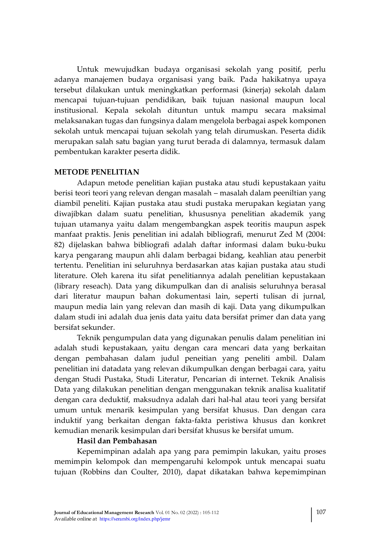 JURIS Implementasi Kepemimpinan Kepala Sekolah dengan Budaya Organisasi terhadap Kinerja Guru