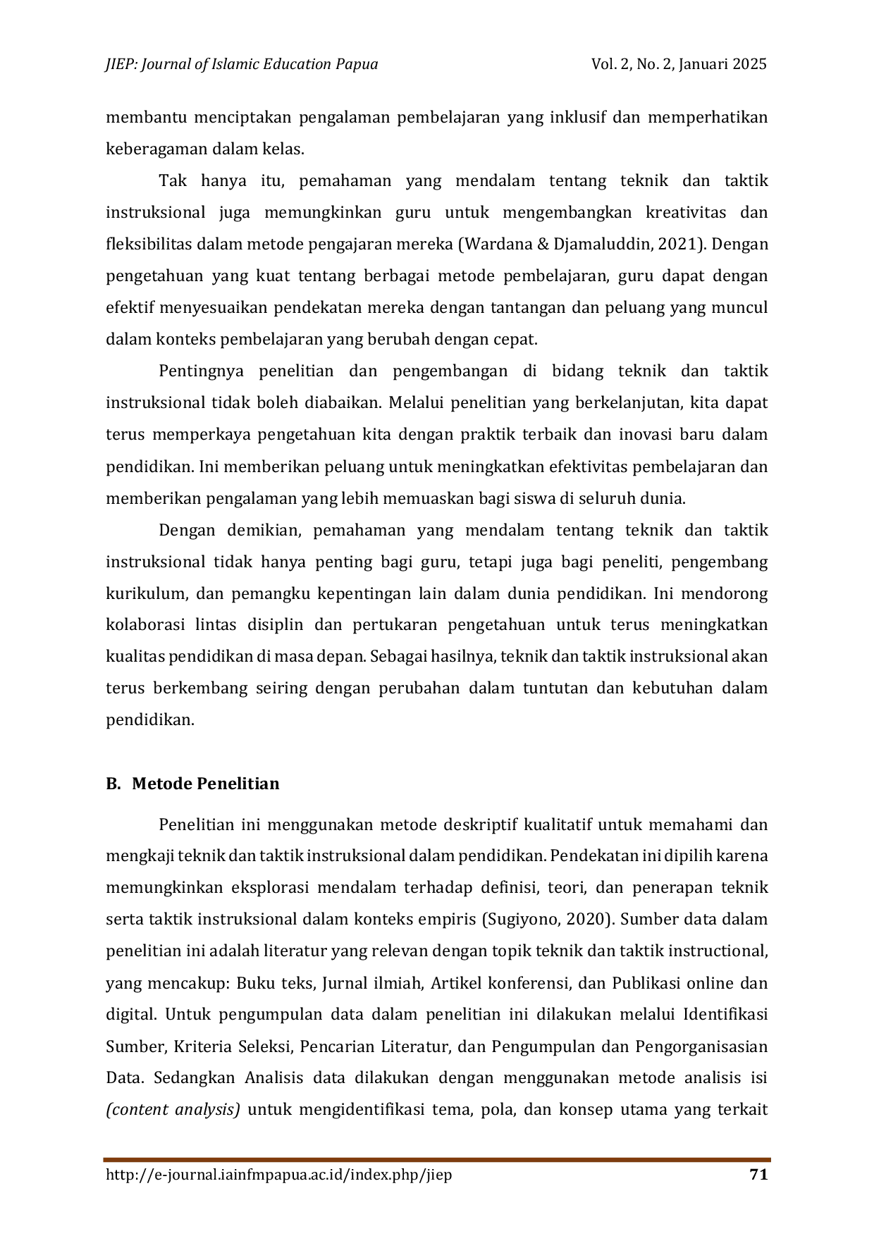 JURIS Optimalisasi Proses Belajar Mengajar Teknik dan Taktik Instruksional yang Efektif