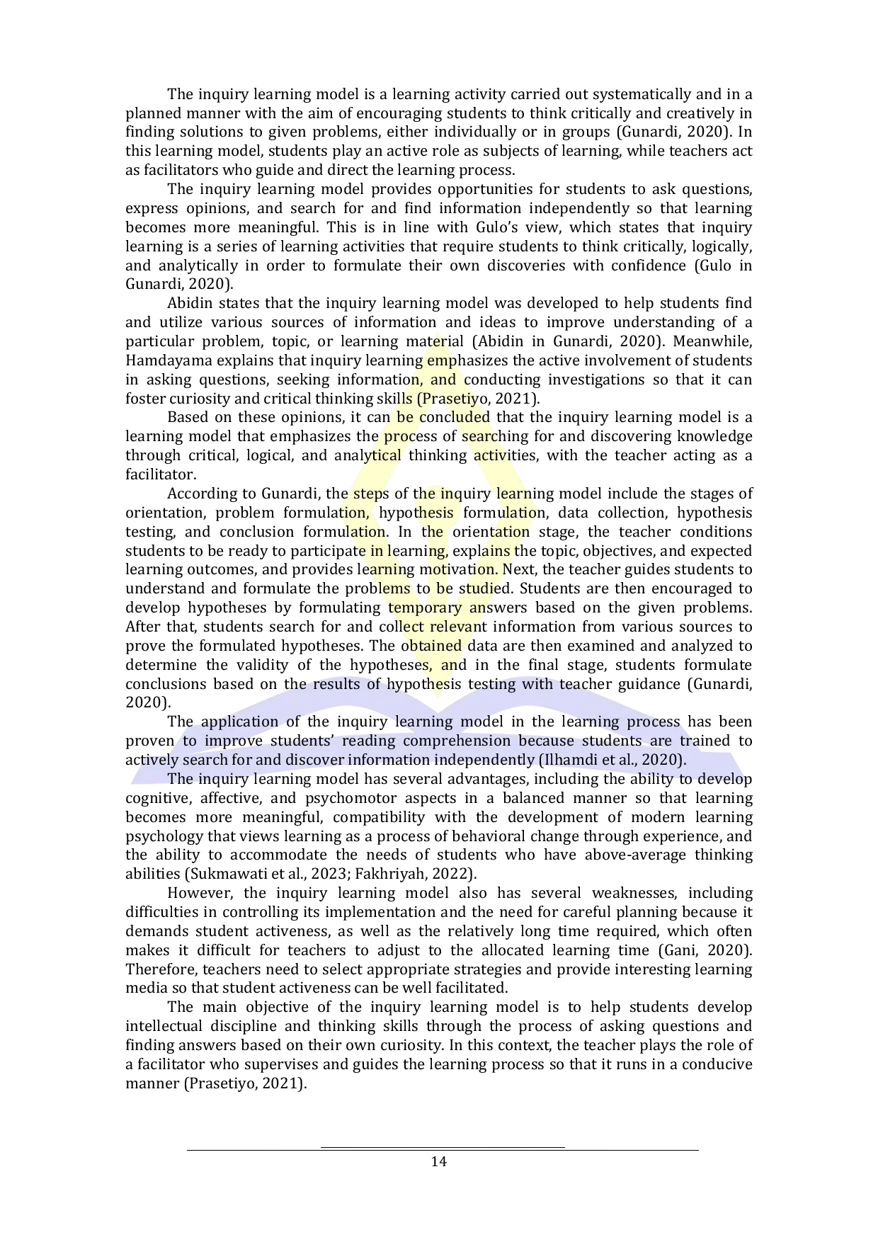 JURIS Inquiry Learning Model With the Assistance of Paragraph Card Envelope Media to Improve the Ability to Find the Main Idea of a Text in Indonesian Language Learning