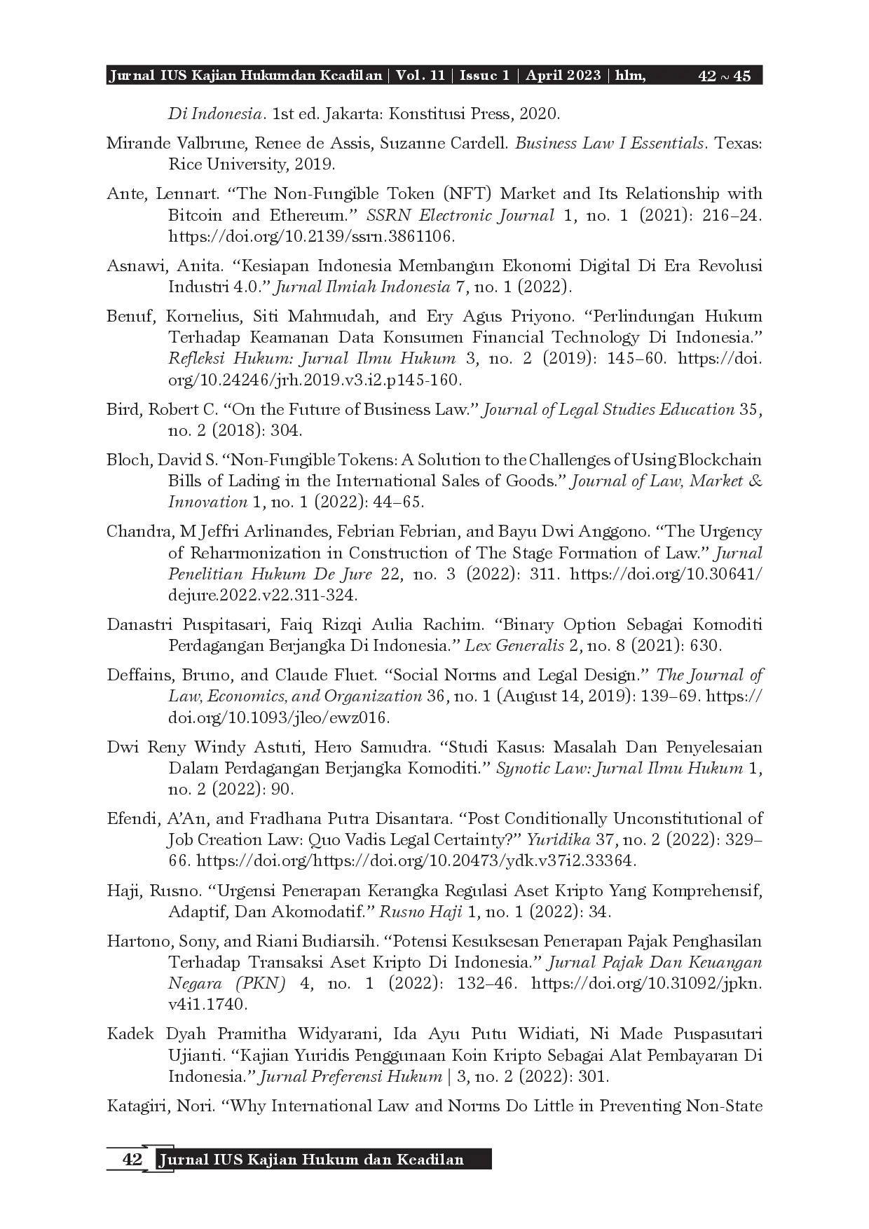 juris IUS Constituendum Of Expert Advisor In Commodity Futures Trading A Legal Certainty