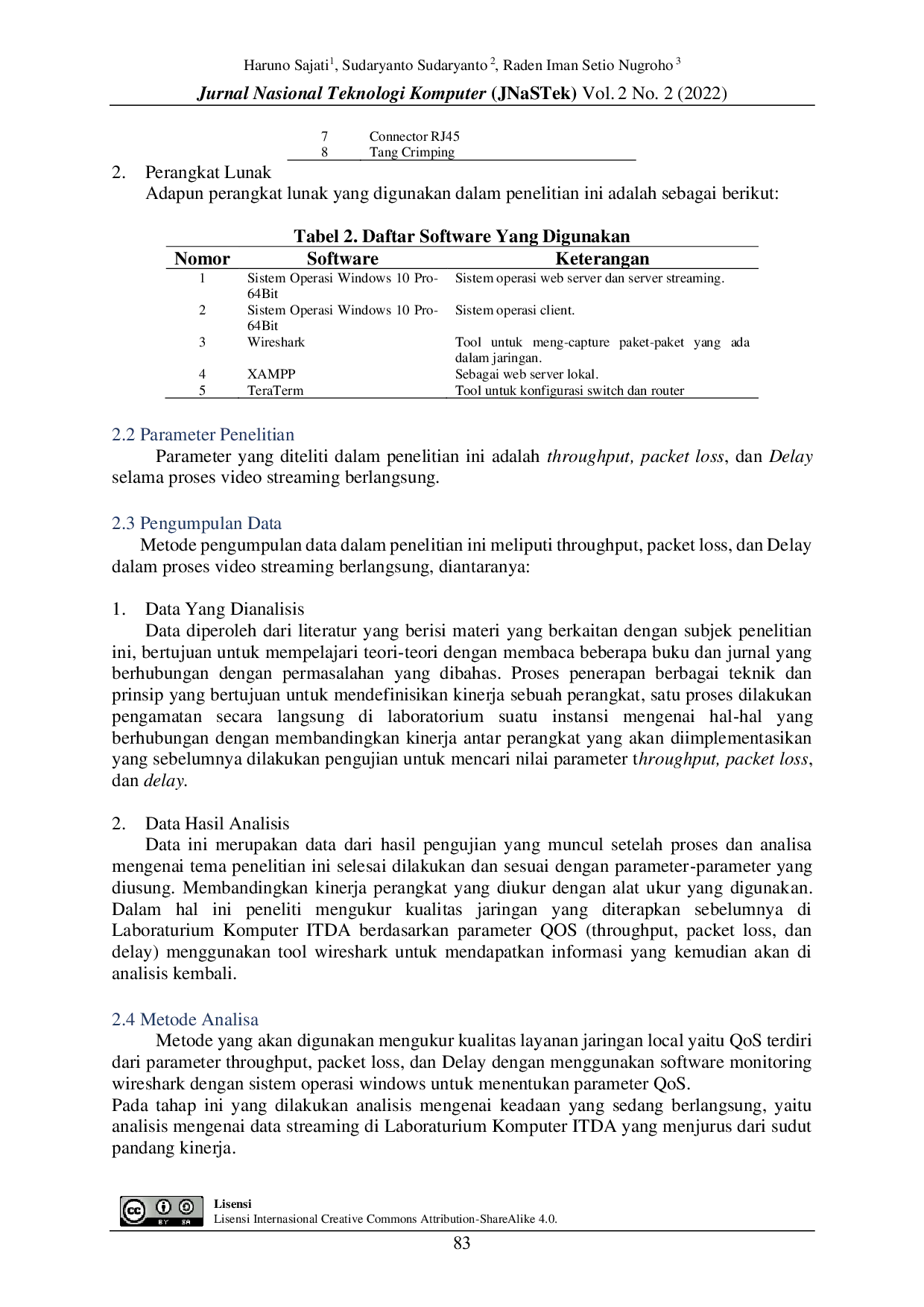 JURIS Pengaruh Routing Protocol Switch Multilayer untuk Transfer Data pada Jaringan Komputer