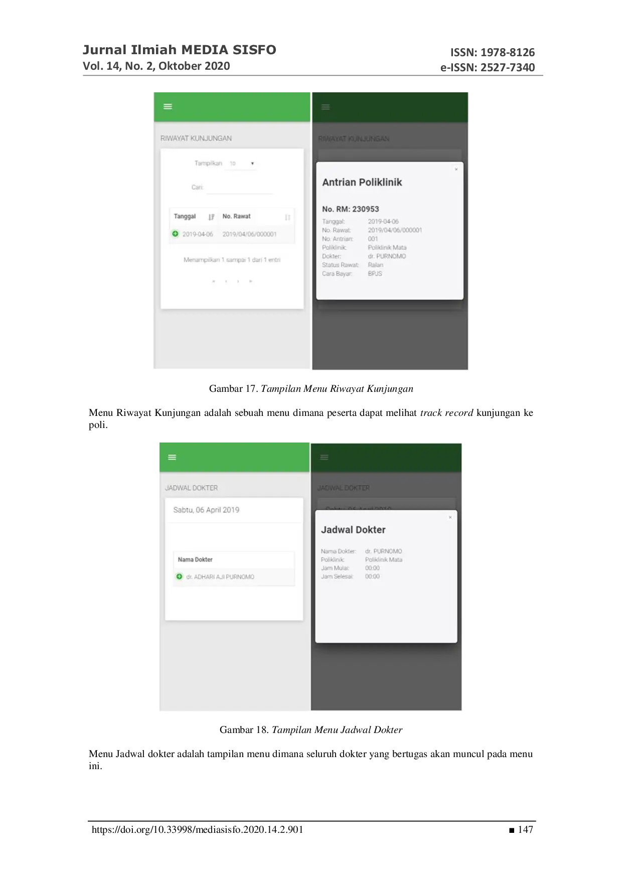 JURIS Perancangan Prototipe Sistem Pendaftaran Online Rumah Sakit Untuk Pelayanan Poli Berbasis Android