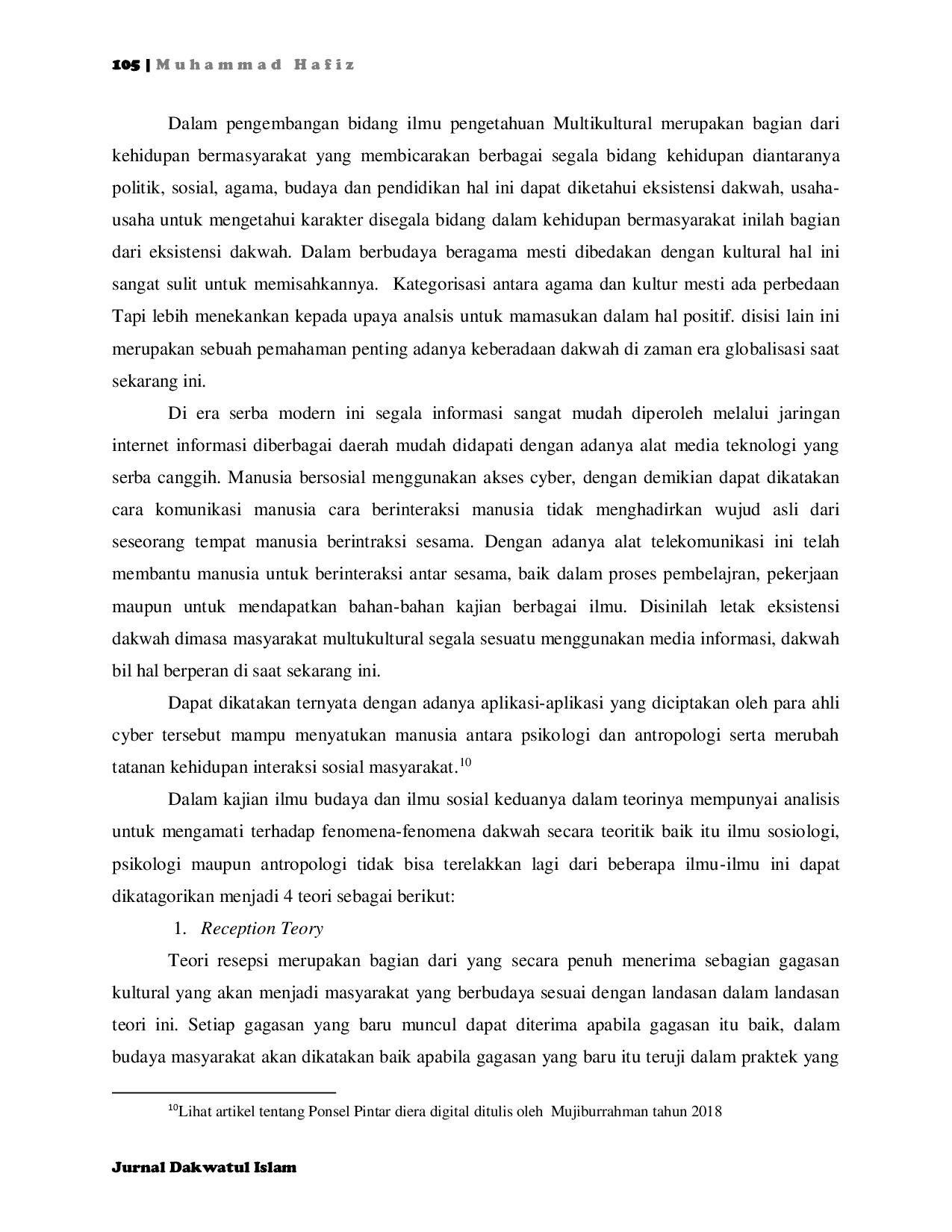 JURIS Eksistensi Dakwah dalam Masyarakat Multikultural Bencana dan Cara Pandang Pengelolaan Bencana Berbasis Dakwah