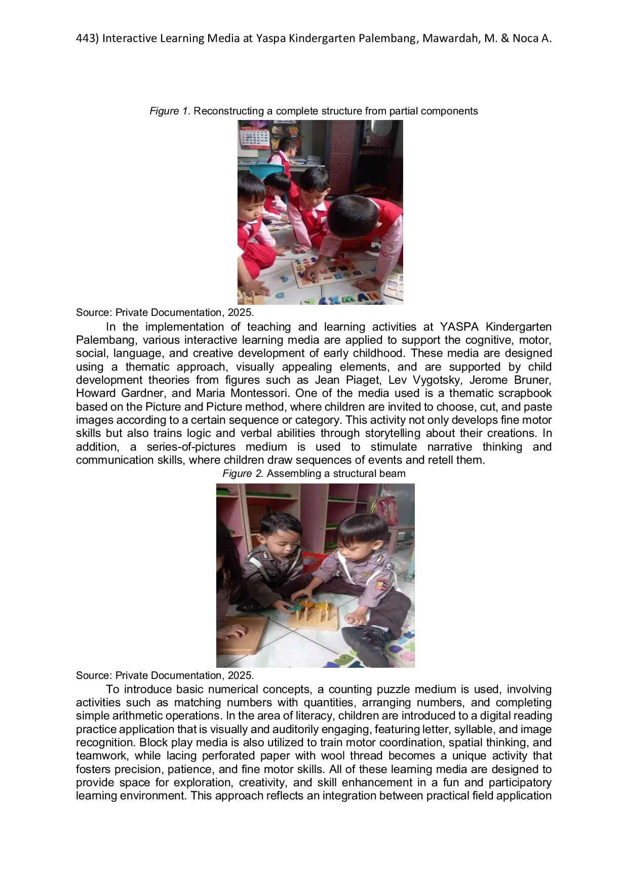 JURIS Interactive Learning Media at Yaspa Kindergarten Palembang