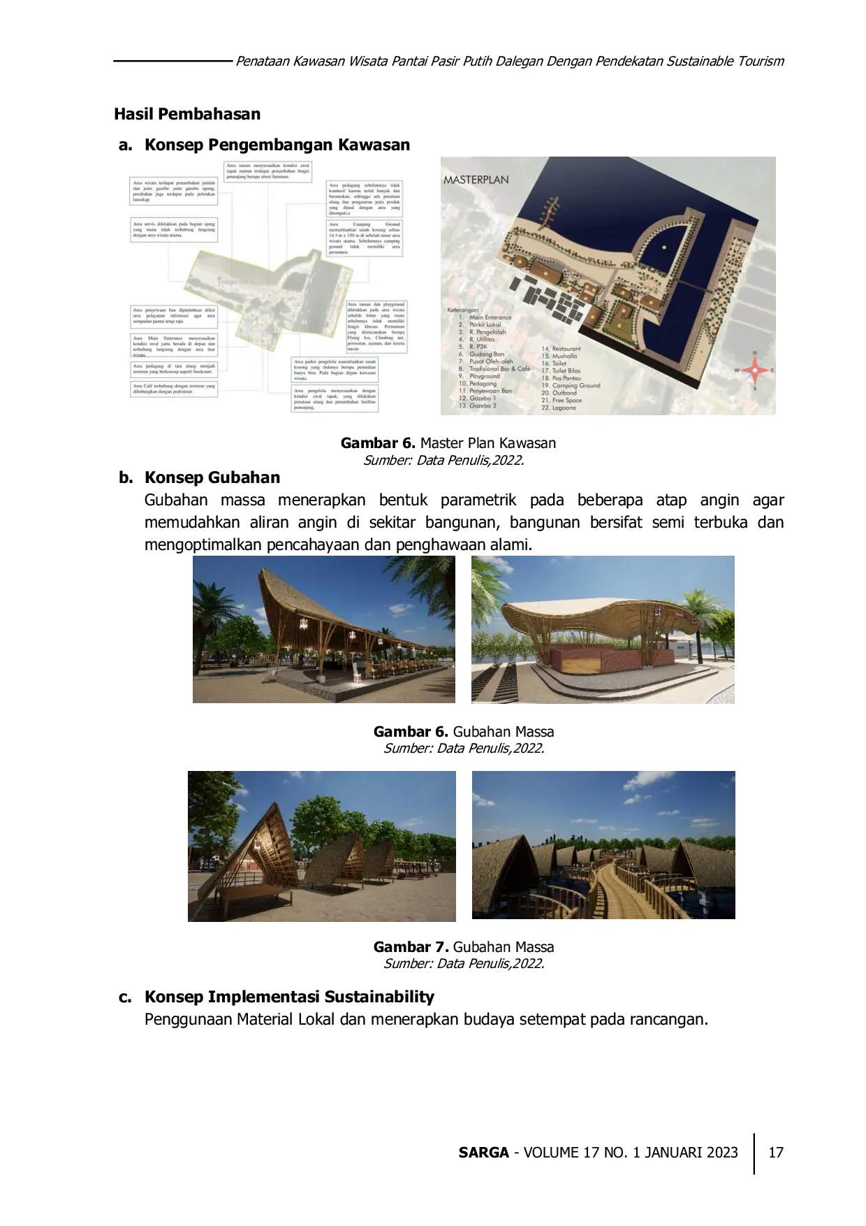 JURIS Penataan Kawasan Wisata Pantai Pasir Putih Dalegan dengan Pendekatan Sustainable Tourism Reorganized The Pasir Putih Beach Tourism With Sustainable Tourism Approach
