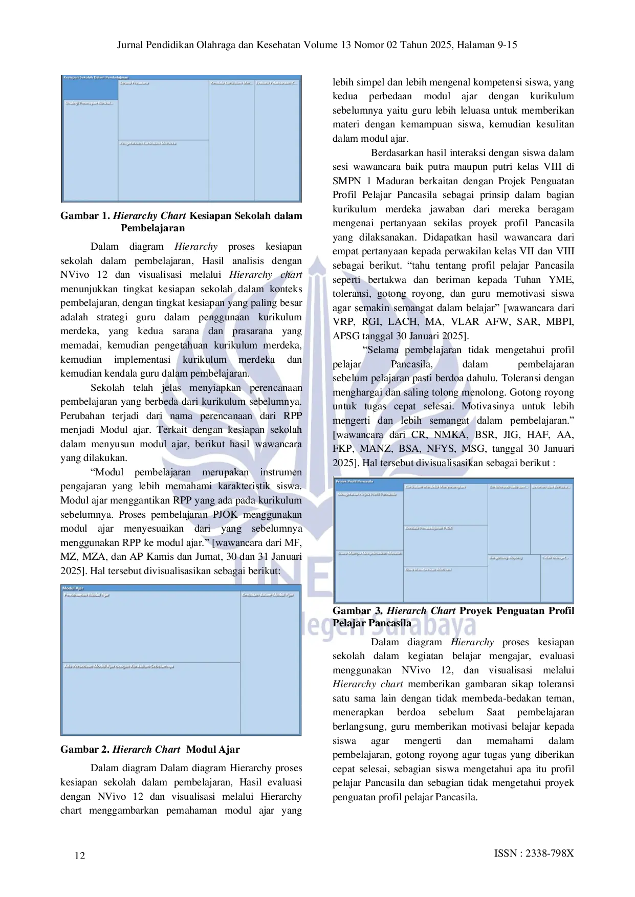 JURIS Evaluasi Pelaksanaan Kurikulum Merdeka Pada Pembelajaran PJOK Di SMPN 1 Maduran