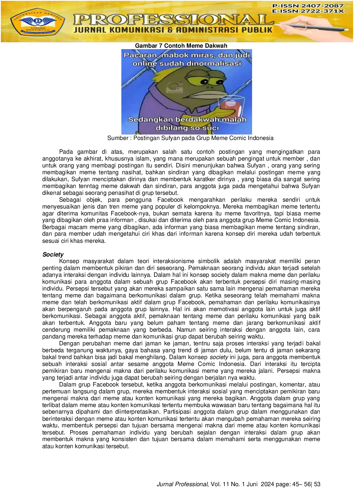 JURIS Analisis Perilaku Komunikasi Anggota Komunitas Meme Comic Indonesia Di Facebook