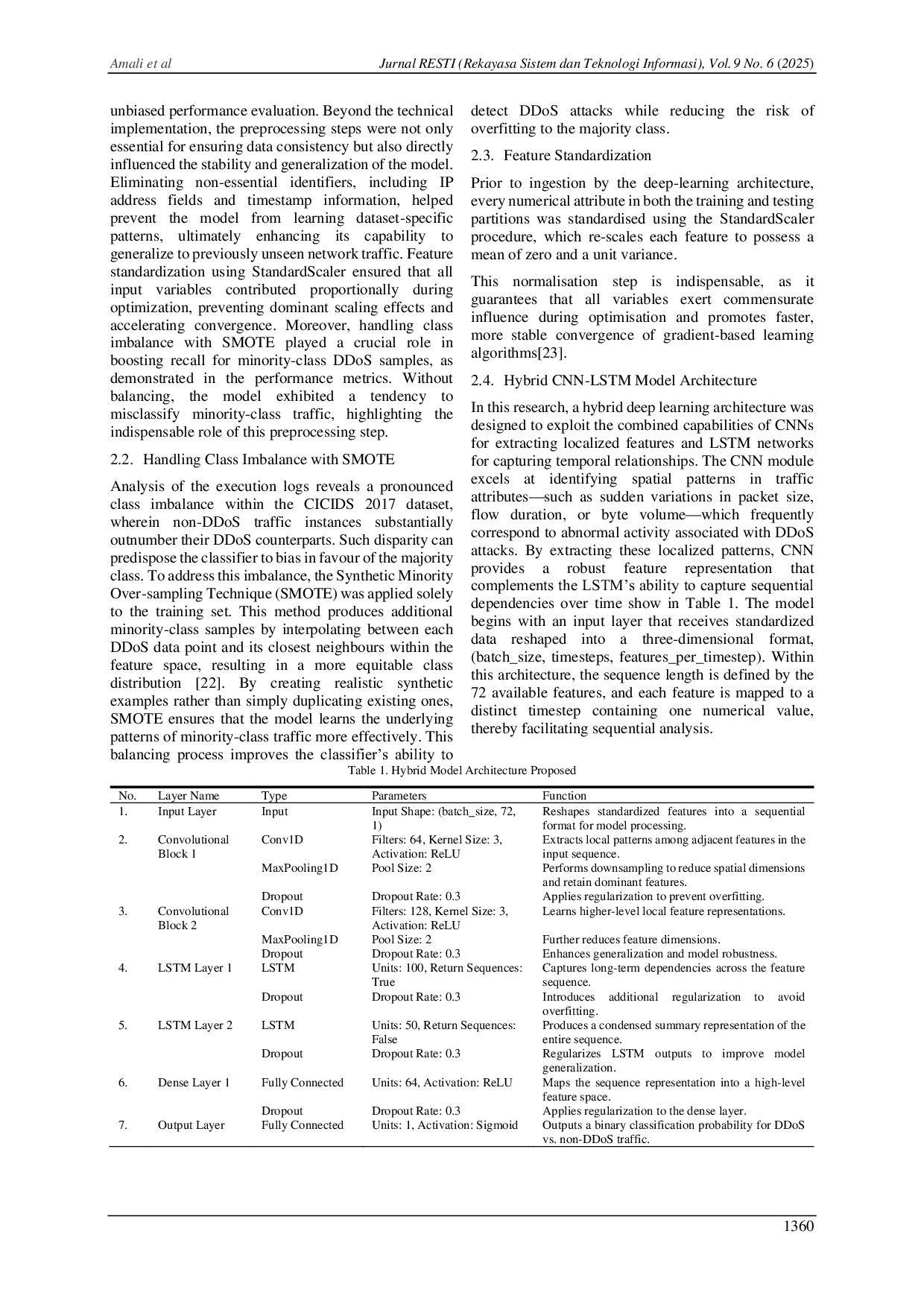 JURIS Explainable DDoS Detection with a CNN LSTM Hybrid Model and SHAP Interpretation