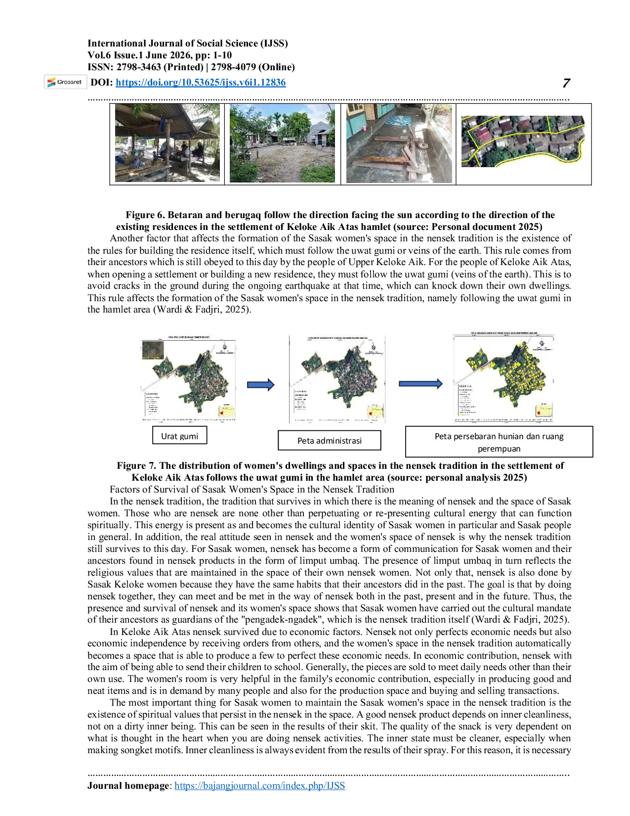 JURIS Tracing The Space Of Sasak Women Phenomenology Of The Presence And Survival Of The Nensek Tradition