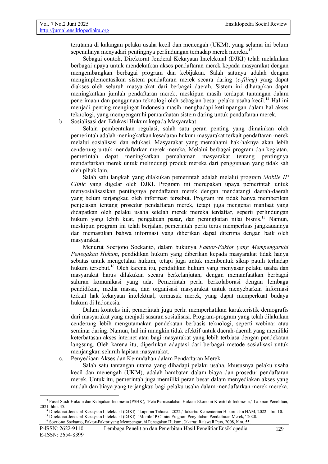 JURIS Budaya Hukum Umkm Dan Masyarakat Dalam Menerapkan Prinsip First To File Dalam Sistem Hukum Merek Indonesia