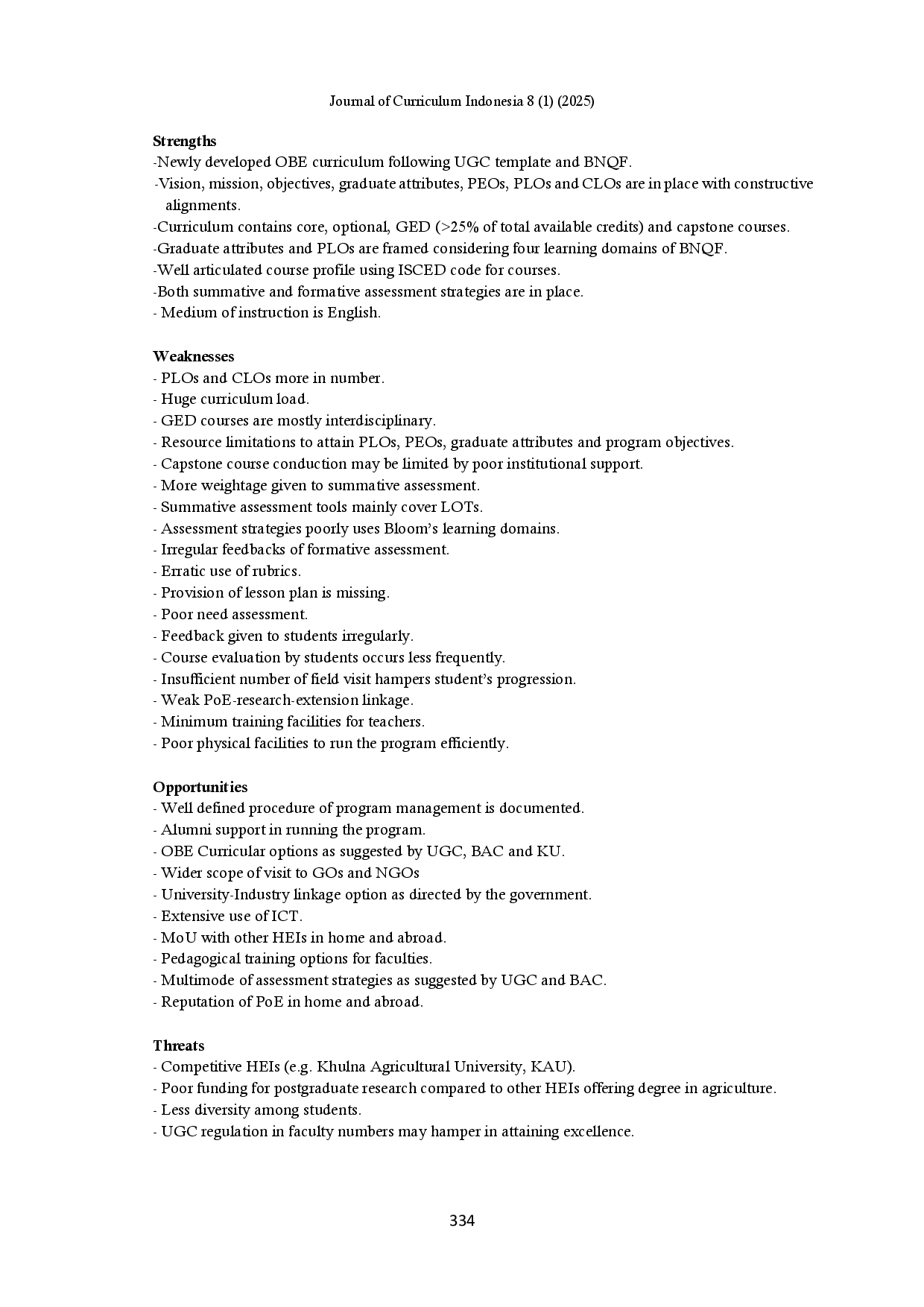 juris Benchmarking Undergraduate Curriculum for Agrotechnology Discipline at Khulna University of Bangladesh