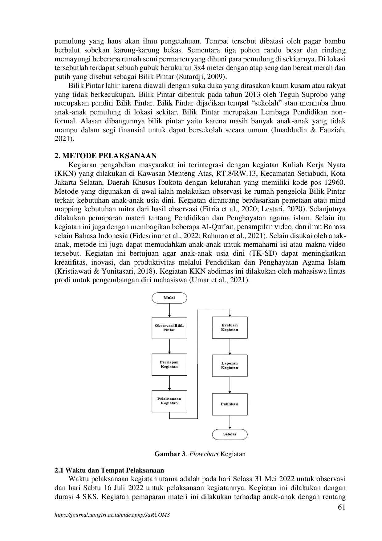 juris Meningkatkan Pendidikan dan Penghayatan Agama Islam di Bilik Pintar dalam Mewujudkan Indonesia Endemi
