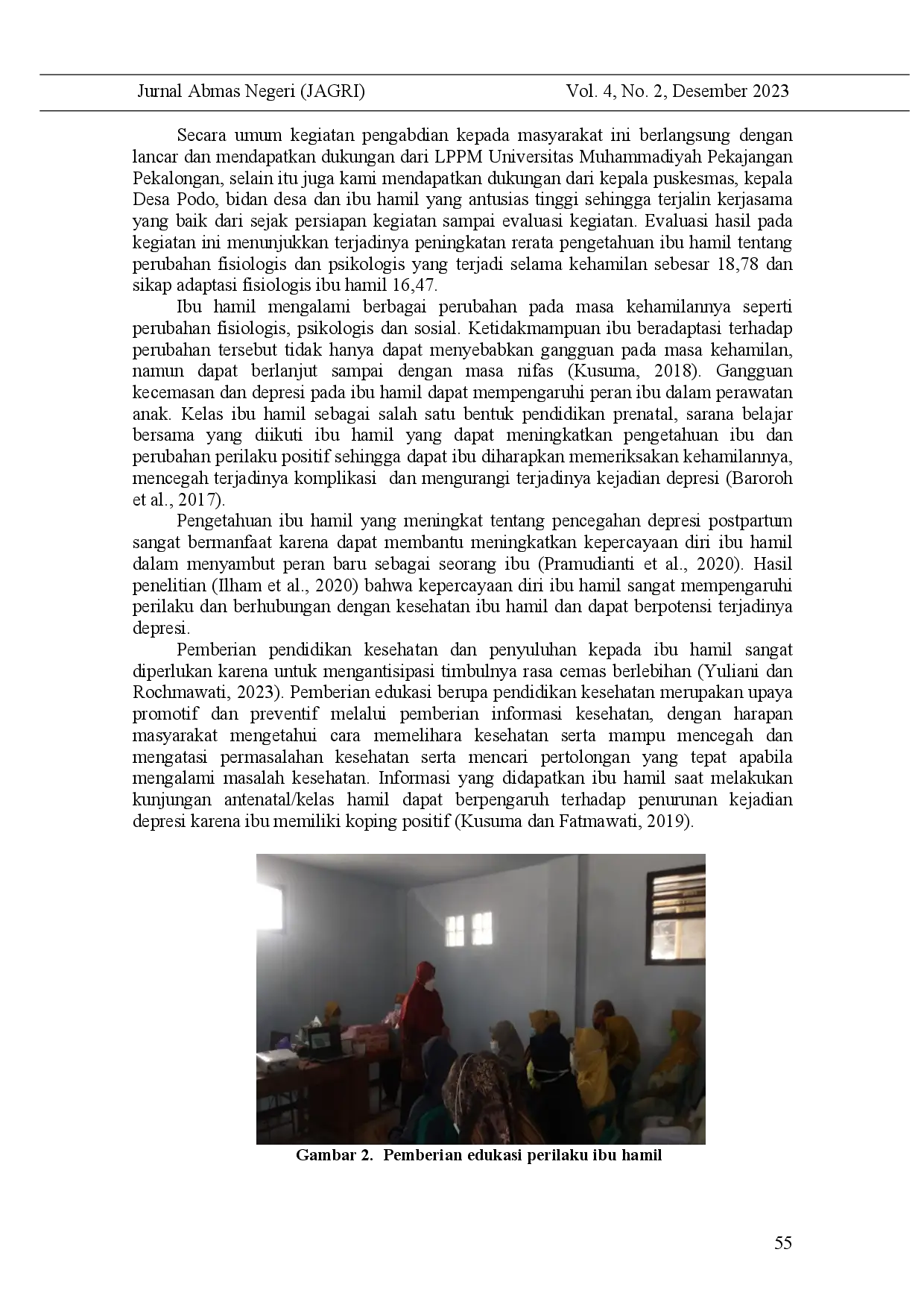 juris Edukasi Pencegahan Depresi Post Partum pada Ibu Hamil