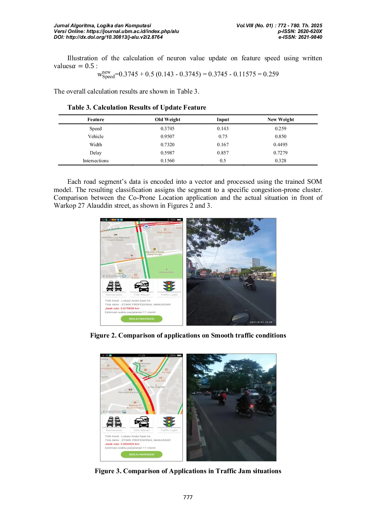 JURIS CONGESTION PRONE POINT CLASSIFICATION SYSTEM USING SOM METHOD ANDROID BASED
