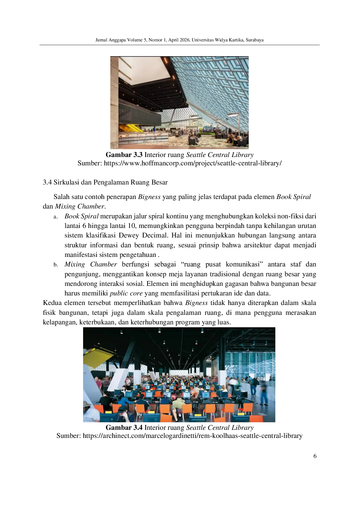 JURIS Penerapan Teori Bigness dan Programmatic Architecture pada Bangunan Seattle Central Library