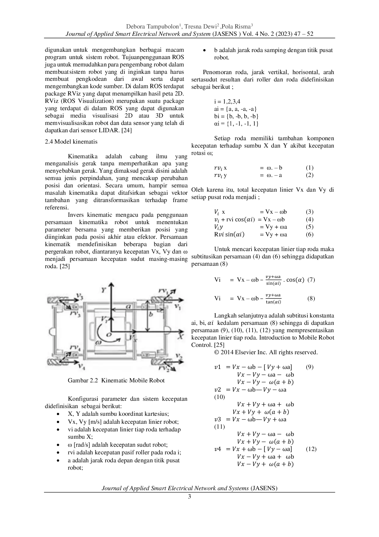 JURIS Design Mapping Simultaneous Localization And Mapping SLAM Mobile Robot Menggunakan Lidar Sebagai Navigasi Purwarupa UAV Tenaga Surya