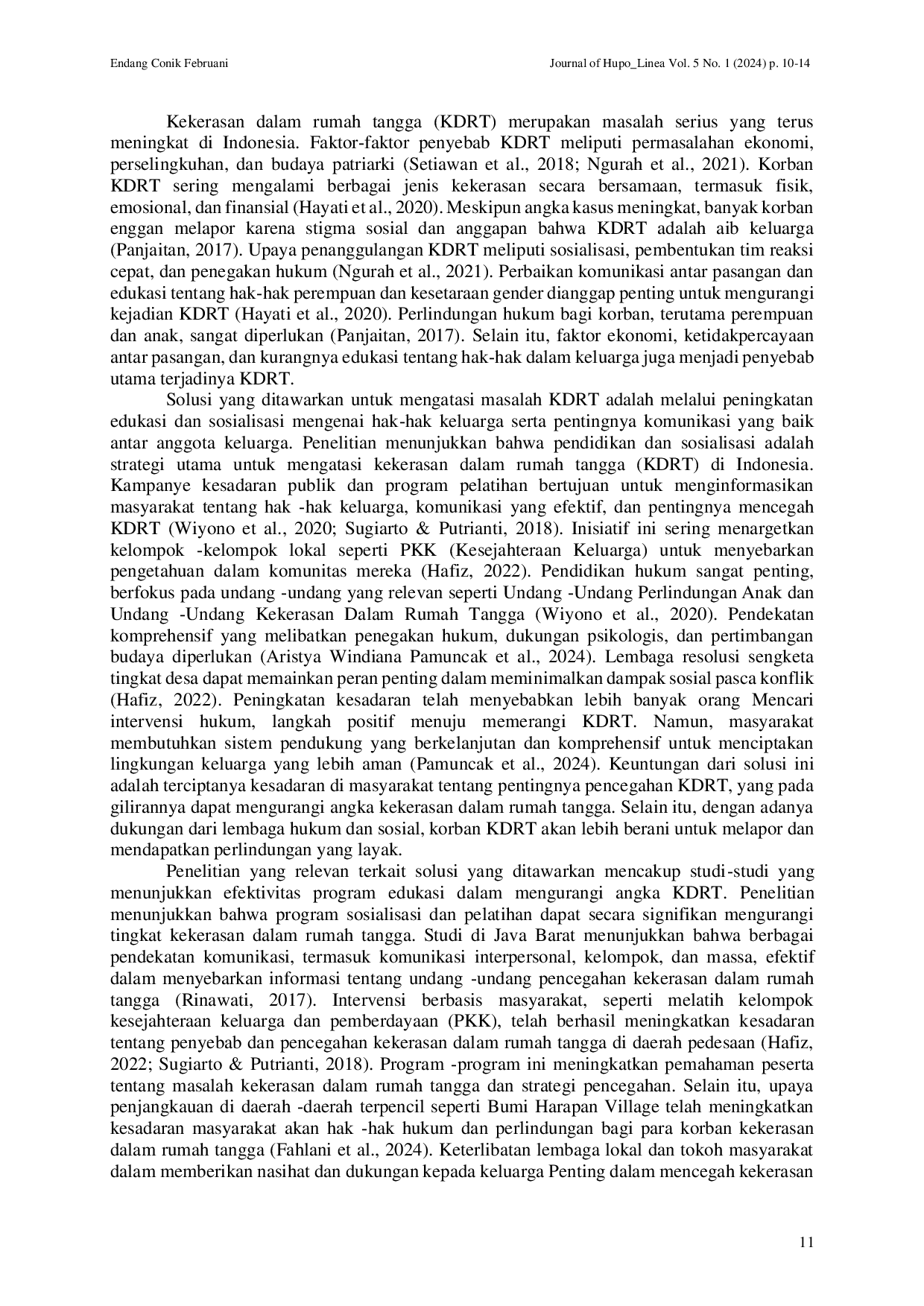 JURIS Kekerasan Dalam Rumah Tangga KDRT dalam Sorotan Hukum Positif Studi Kasus di Polsek Siak Hulu