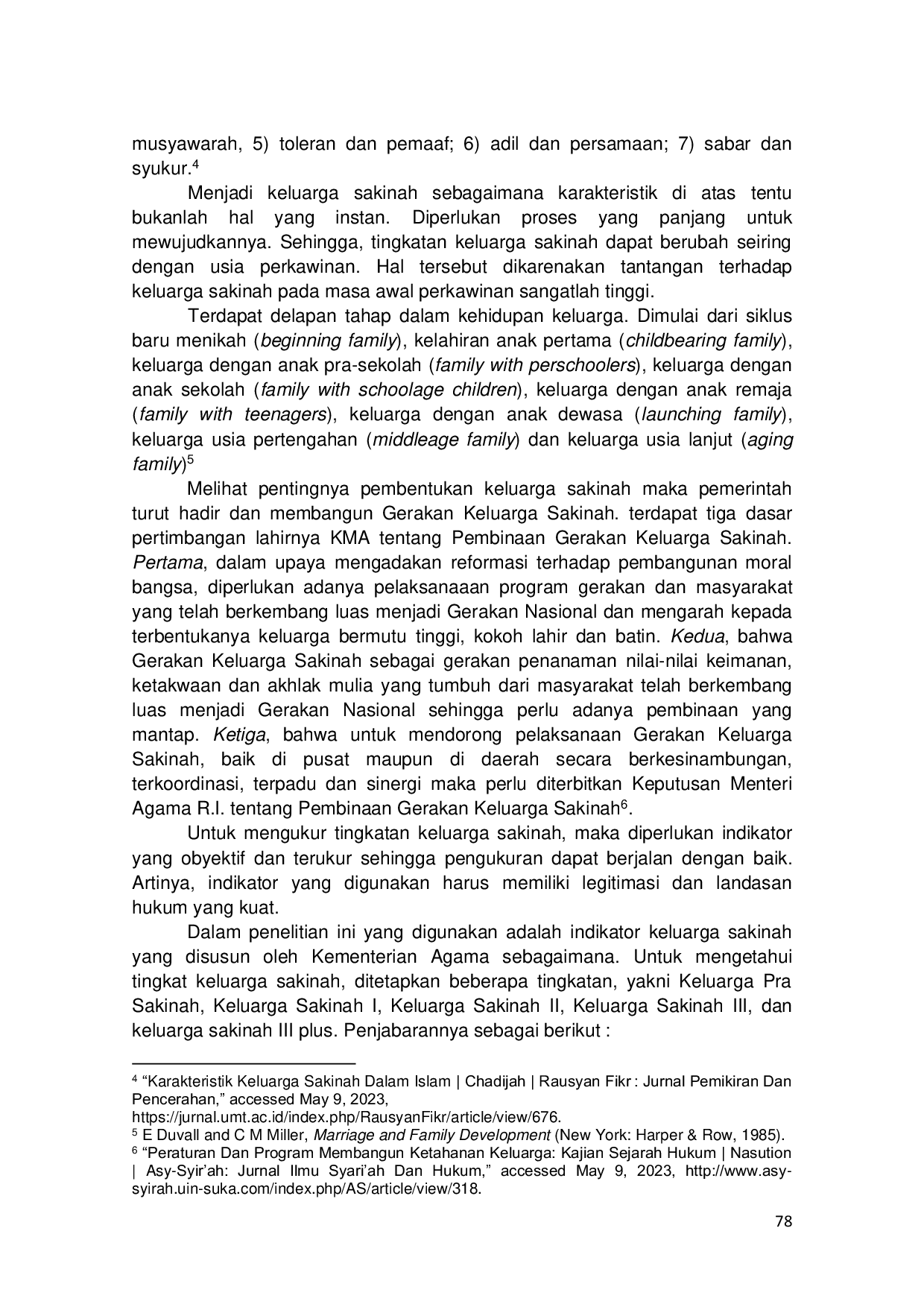 JURIS Metode Pengukuran Tingkat Keluarga Sakinah Di Indonesia