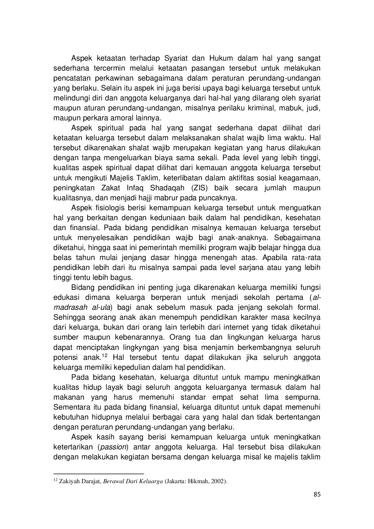 JURIS Metode Pengukuran Tingkat Keluarga Sakinah Di Indonesia