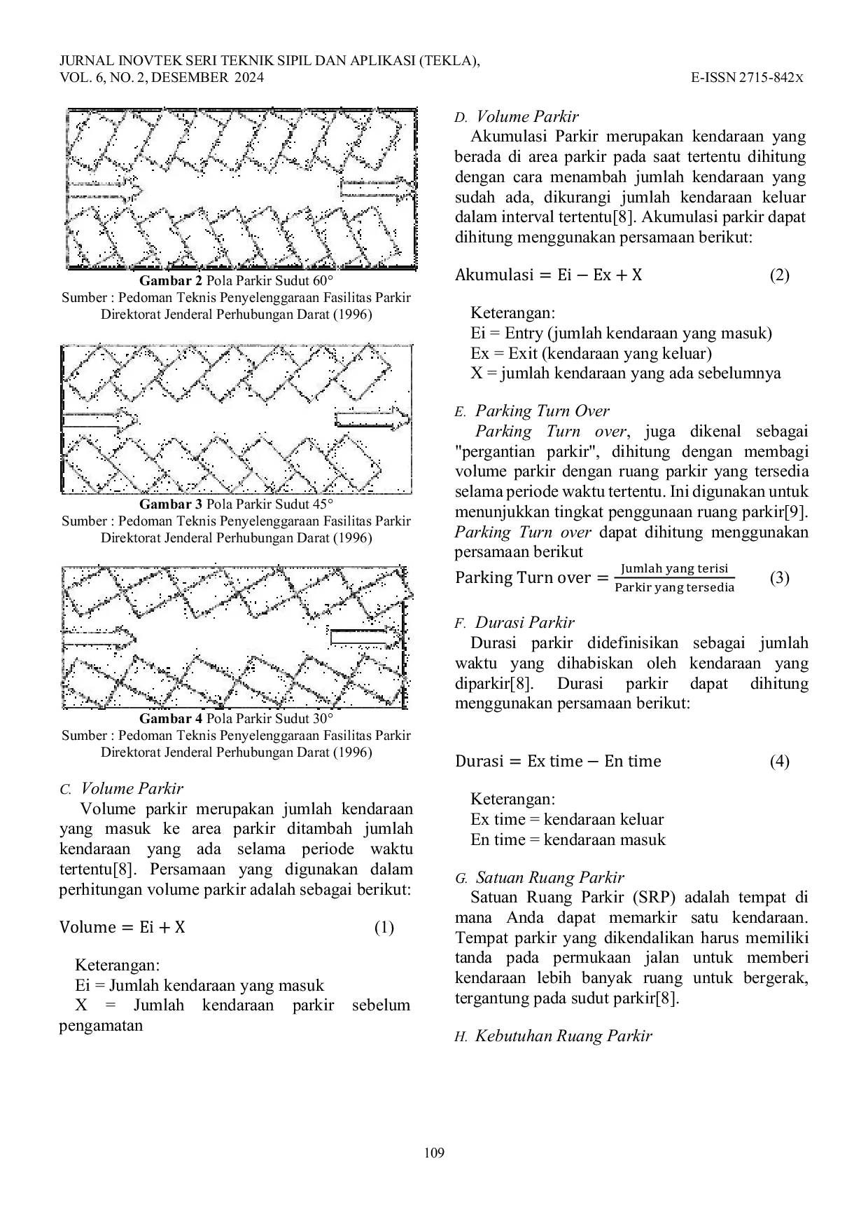 JURIS Analisa Kebutuhan Ruang Parkir Pada Kampus Stain Bengkalis