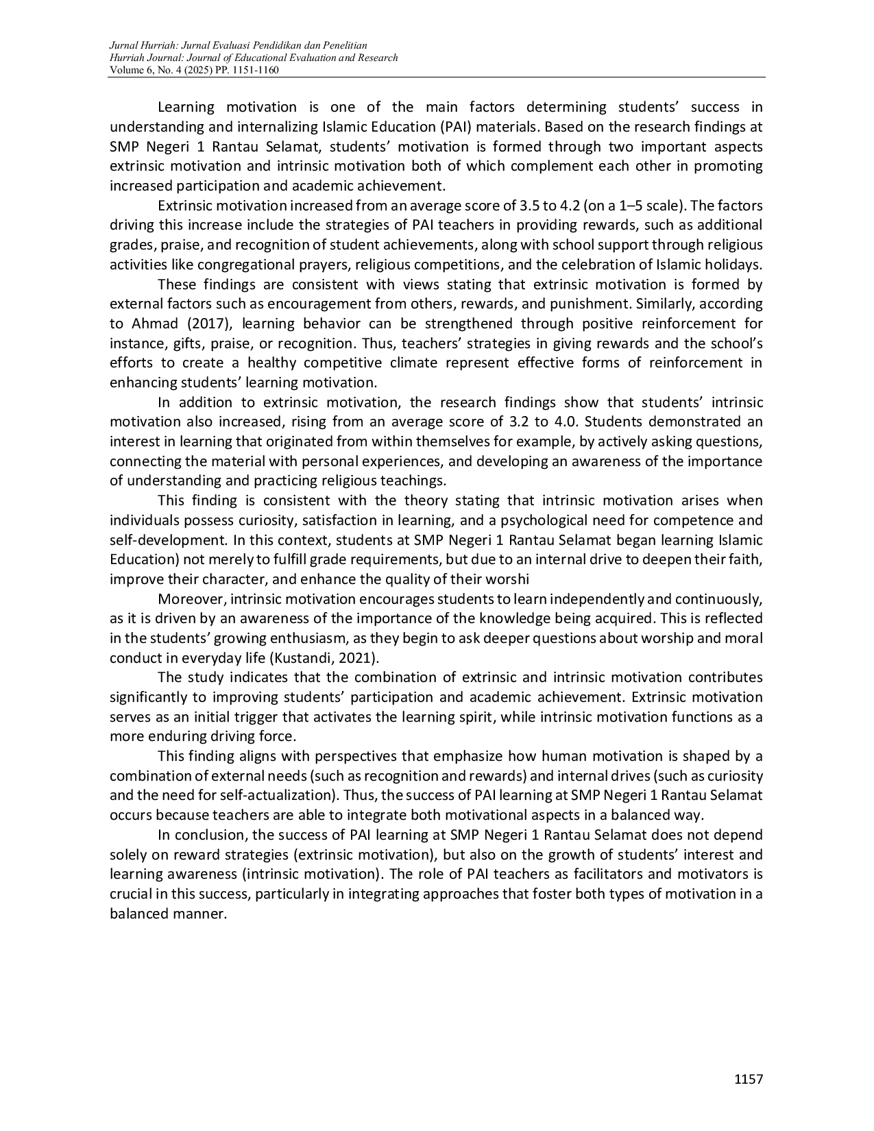 JURIS Islamic Religious Education Teachers Creativity in Using Learning Media to Improve Student Achievement at SMP Negeri 1 Rantau Selamat