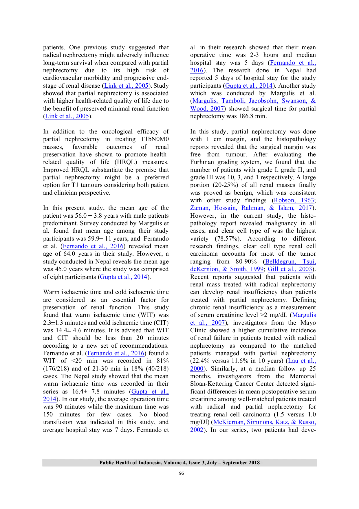 JURIS Outcome Of Stage T1 Renal Cell Carcinoma Treated With Partial Nephrectomy Initial Experiences From A Teaching Hospital In Bangladesh