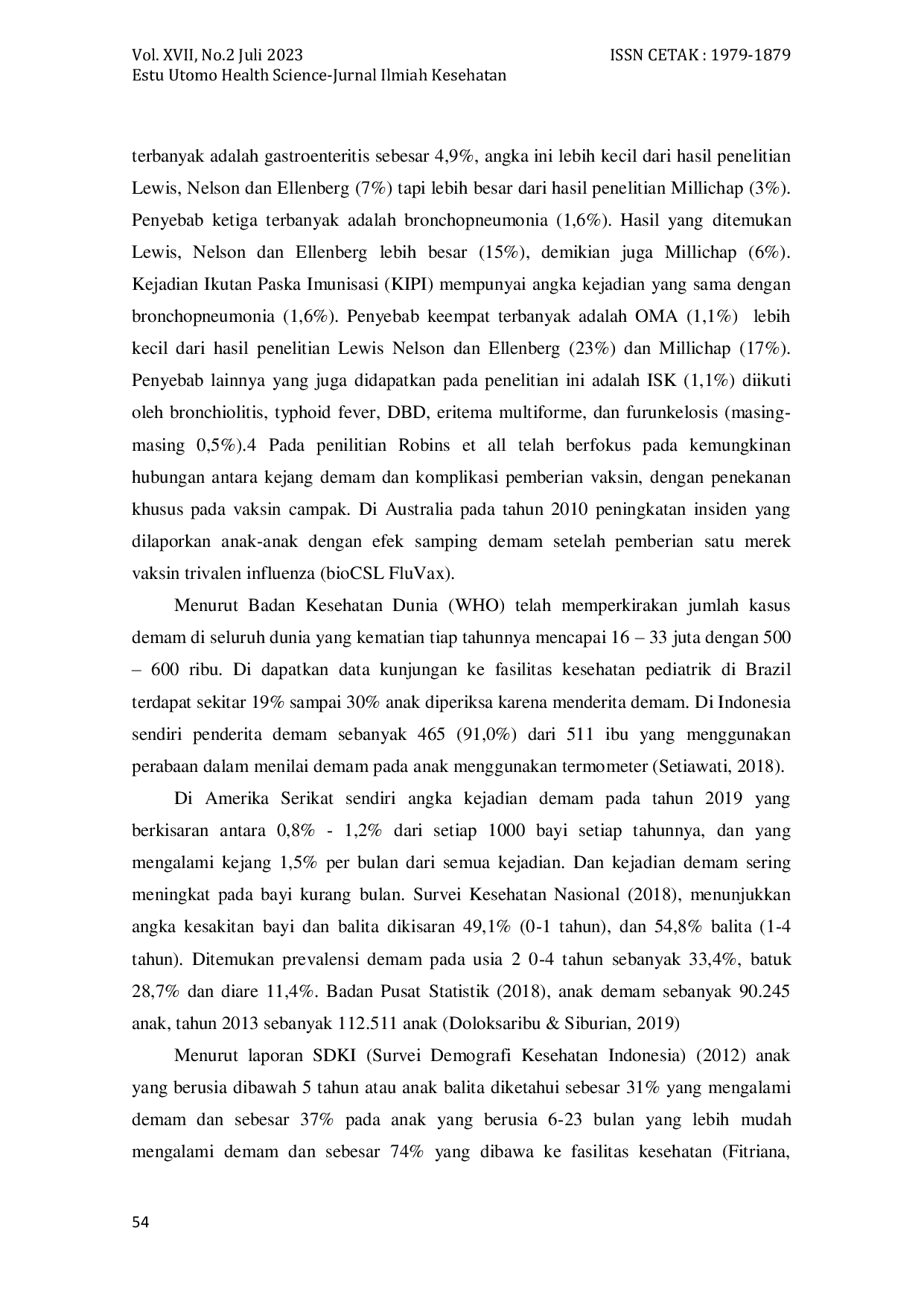 JURIS Efektivitas Antara Kompres Tepid Water Sponge Dan Kompres Bawang Merah Terhadap Penurunan Suhu Tubuh Anak