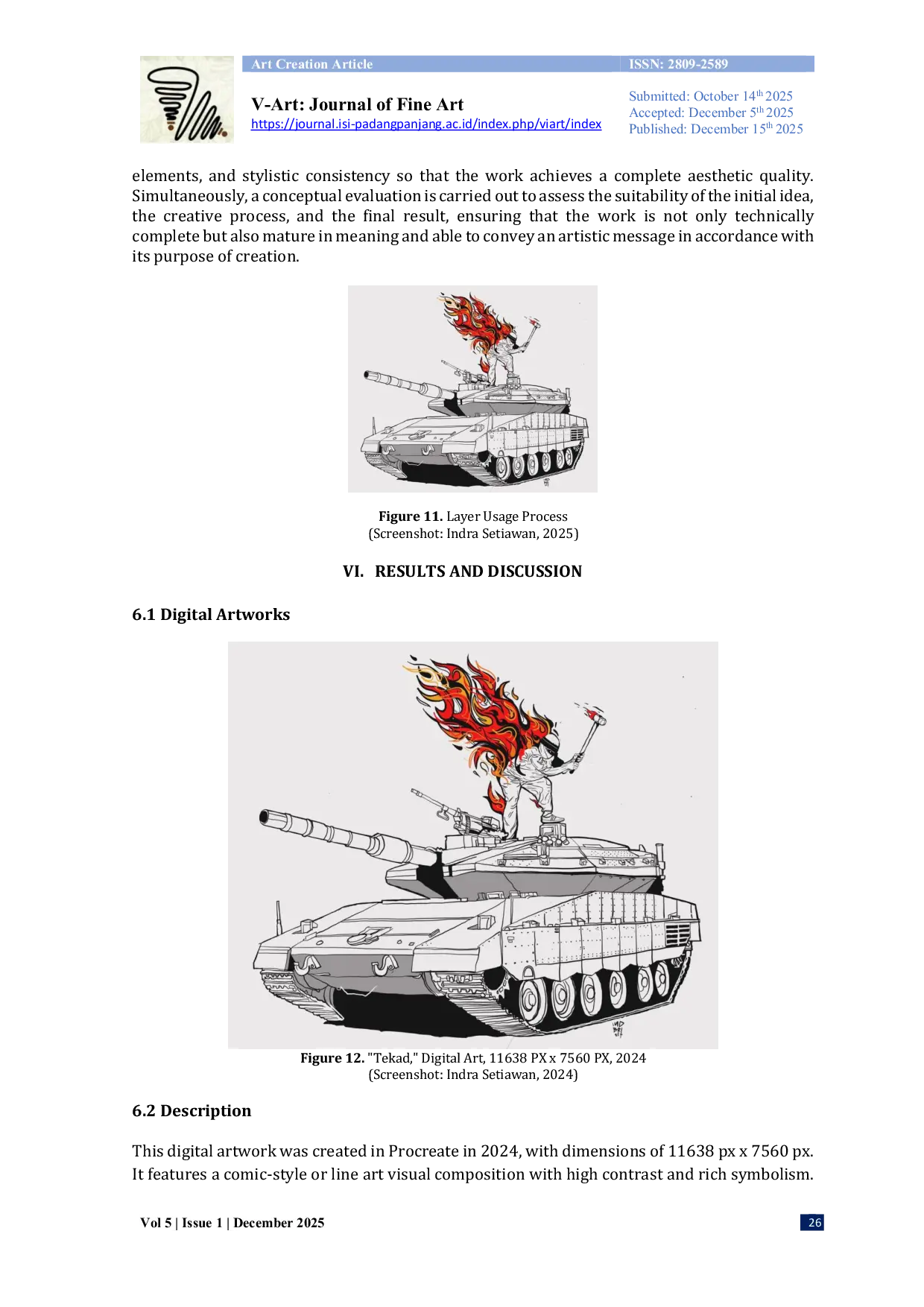 JURIS Tekad in Digital Art Creation Practice Conceptual and Visual Exploration Using Procreate Software