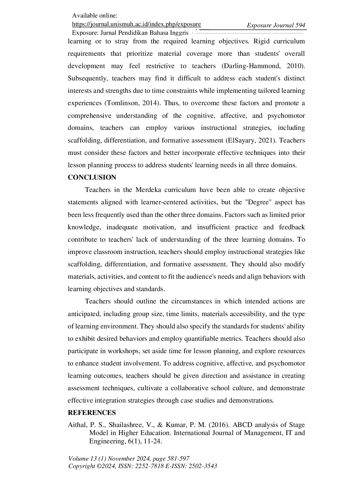 JURIS Evaluating the Integration of ABCD Behavioral Objectives and Bloom s Learning Domains in the Merdeka Curriculum Lesson Preparation Insights and Challenges