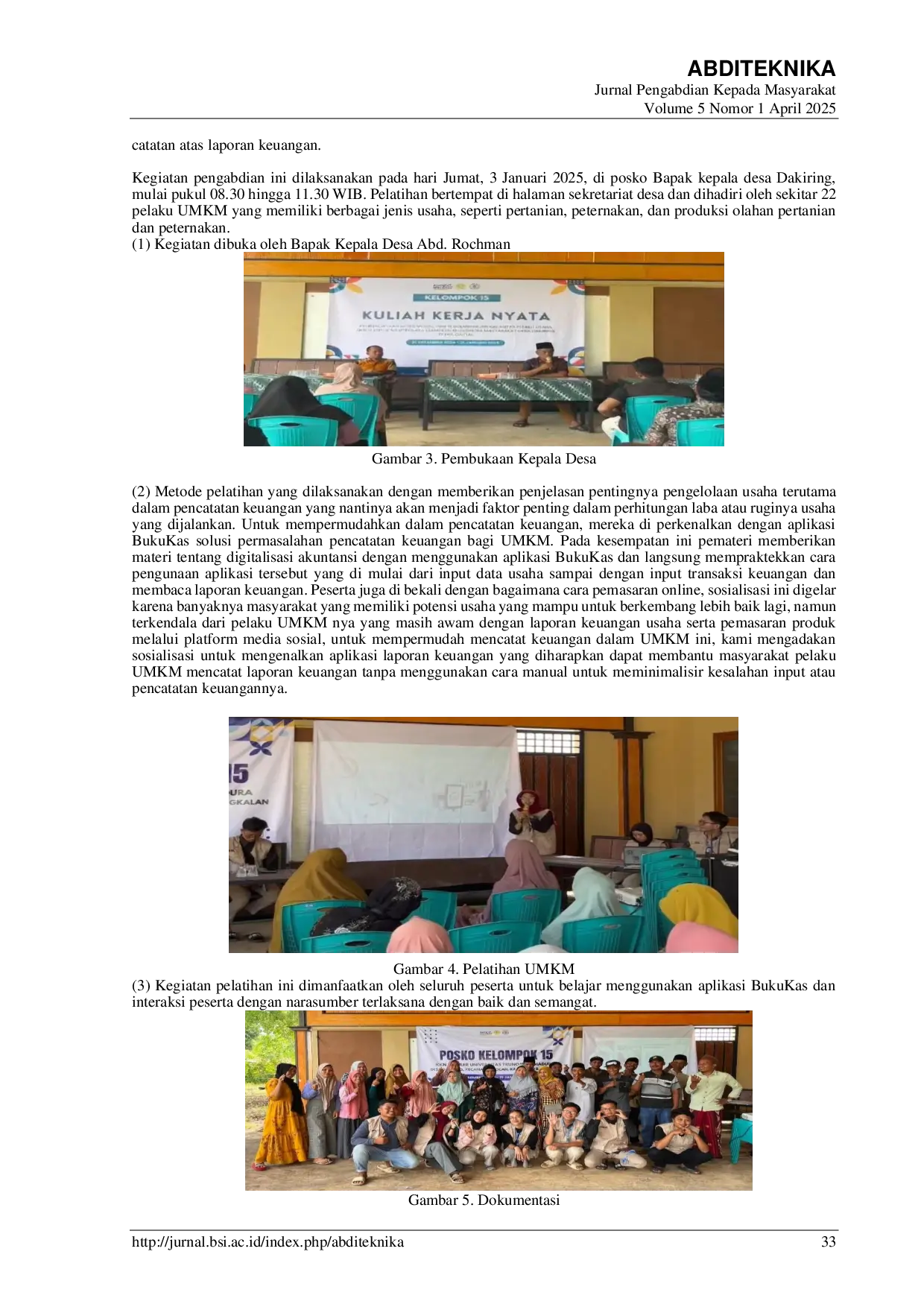 JURIS Transformasi Digital Akuntansi UMKM di Desa Dakiring Peluang Ekonomi Berkelanjutan di Sektor Pertanian dan Peternakan