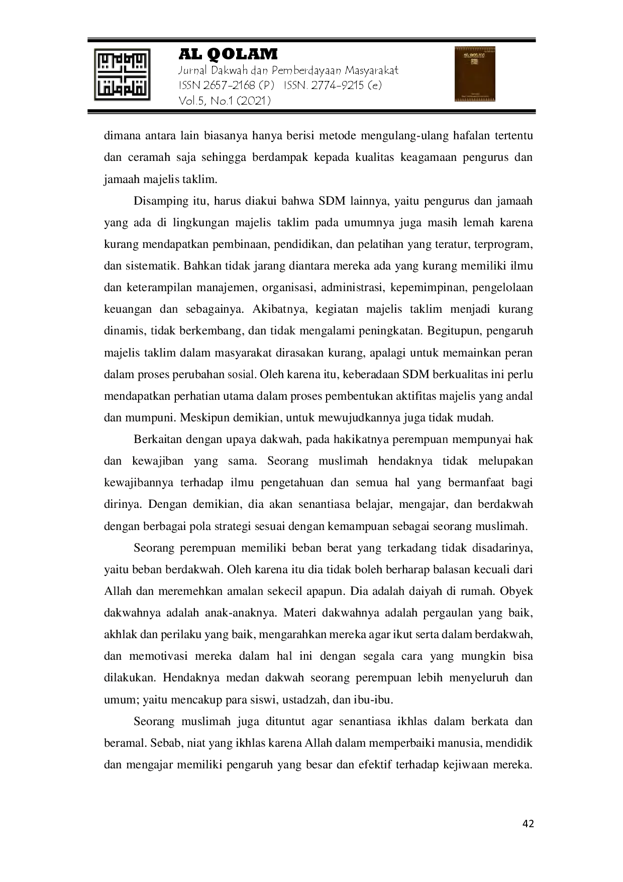 juris Pengembangan Dakwah di Majelis Taklim Desa Balai Makam Kecamatan Bathin Solapan Kabupaten Bengkalis