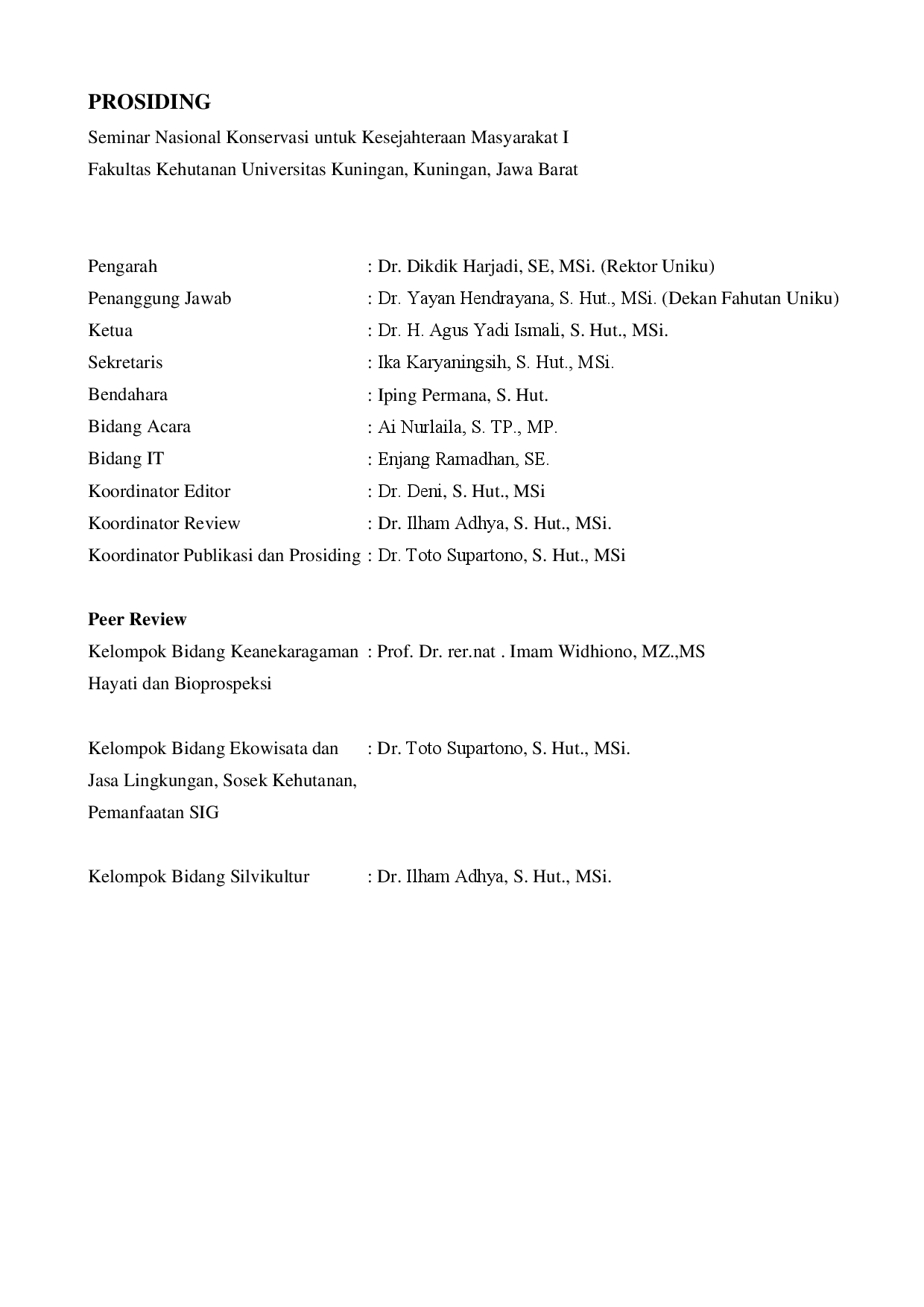 juris Cover Panitia Peer Review Kata Pengantar dan Daftar Isi