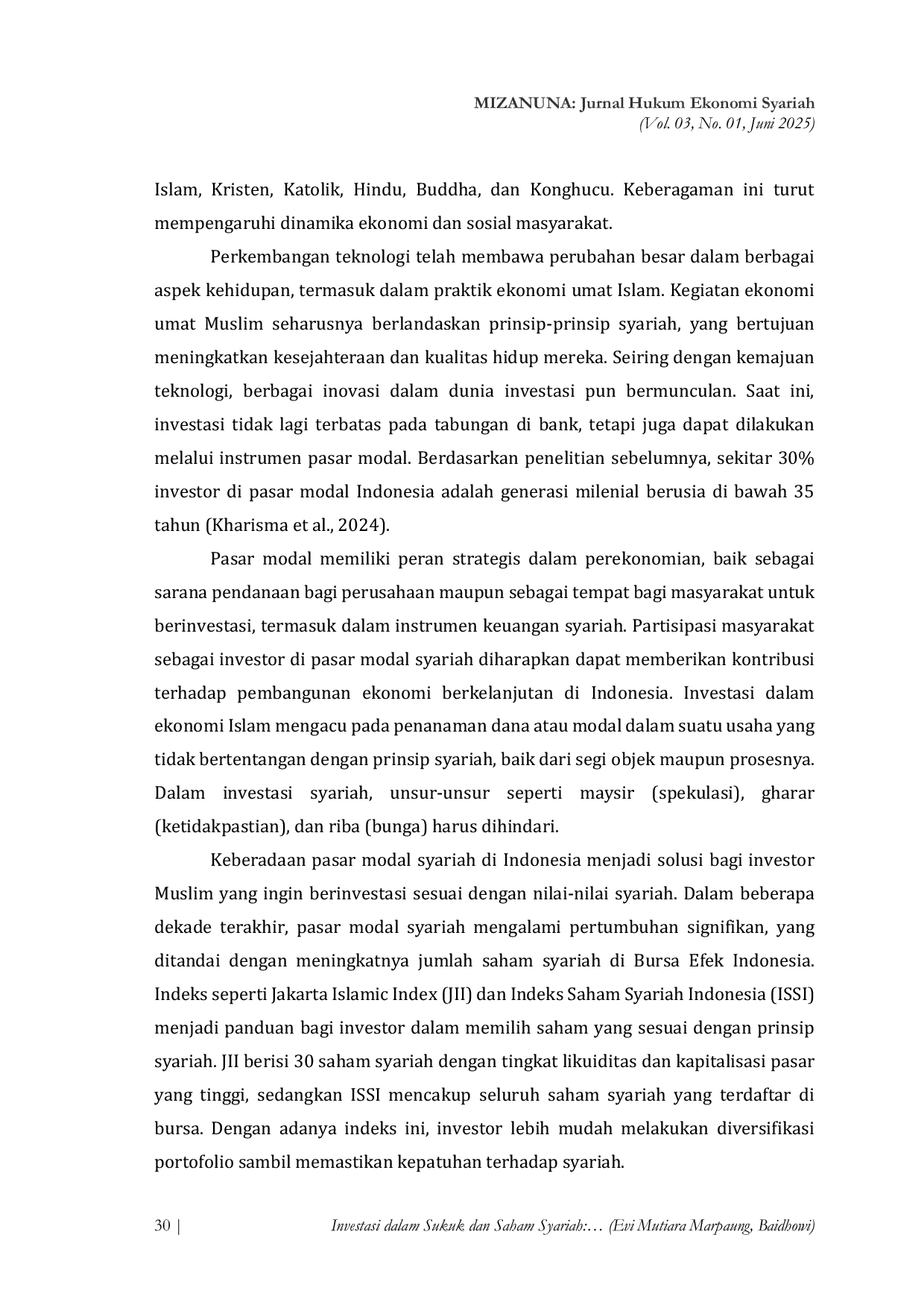 JURIS INVESTASI DALAM SUKUK DAN SAHAM SYARIAH Tinjauan Hukum Ekonomi Syariah Di Pasar Modal Indonesia