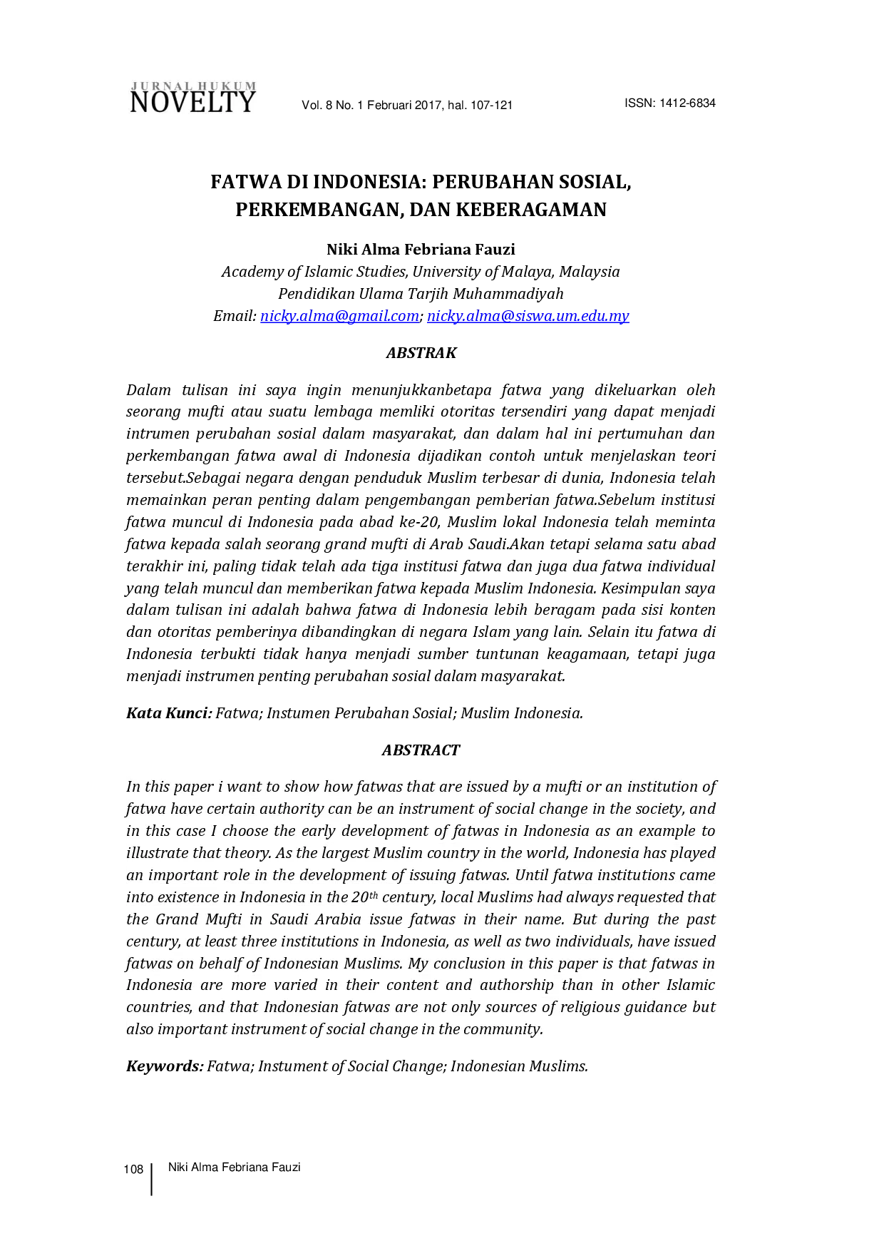 juris Fatwa di Indonesia Perubahan Sosial Perkembangan dan Keberagamaan