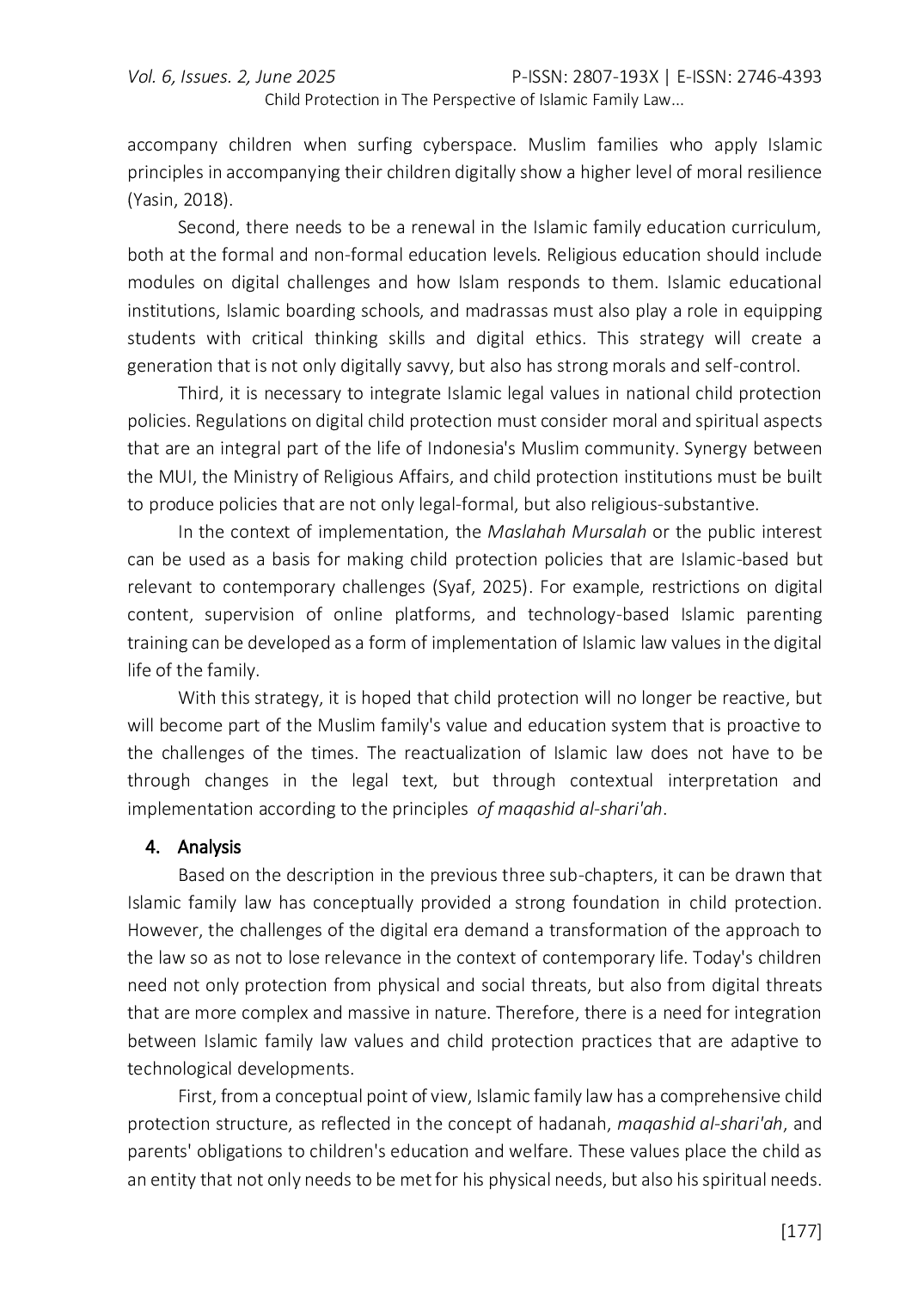 JURIS Child Protection in the Perspective of Islamic Family Law by Era Digital