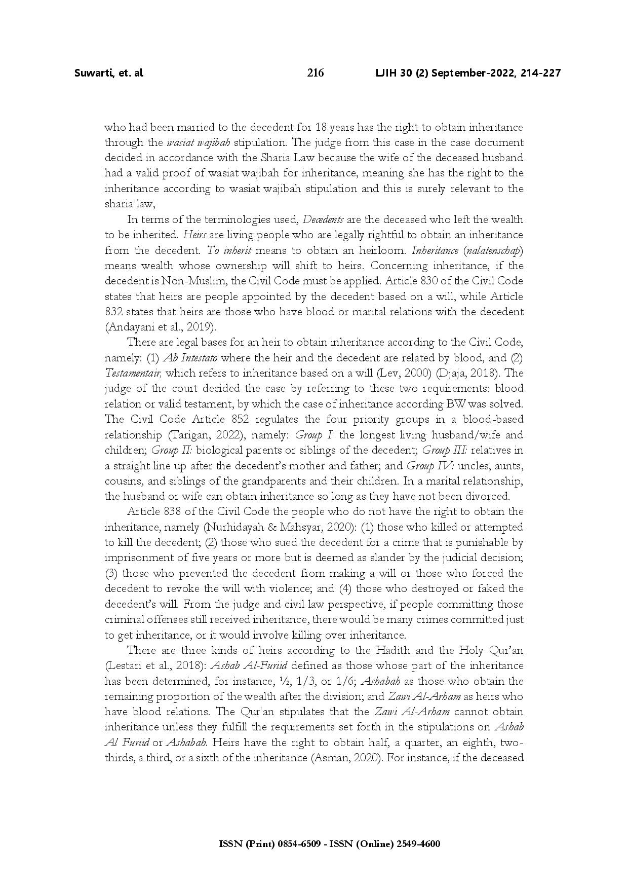 juris Conflicts occurring due to the application of different legal inheritance systems in Indonesia