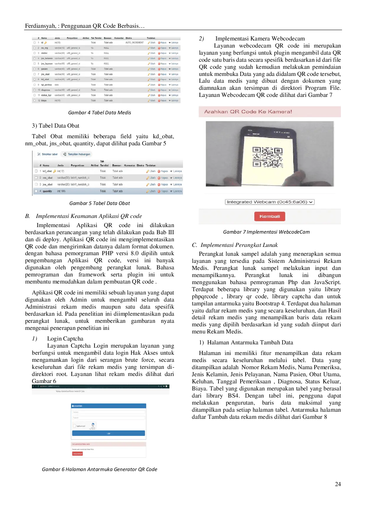 JURIS Penggunaan Qr Code Berbasis Kriptografi Algoritma Aes Advanced Encryption Standard Untuk Administrasi Rekam Medis