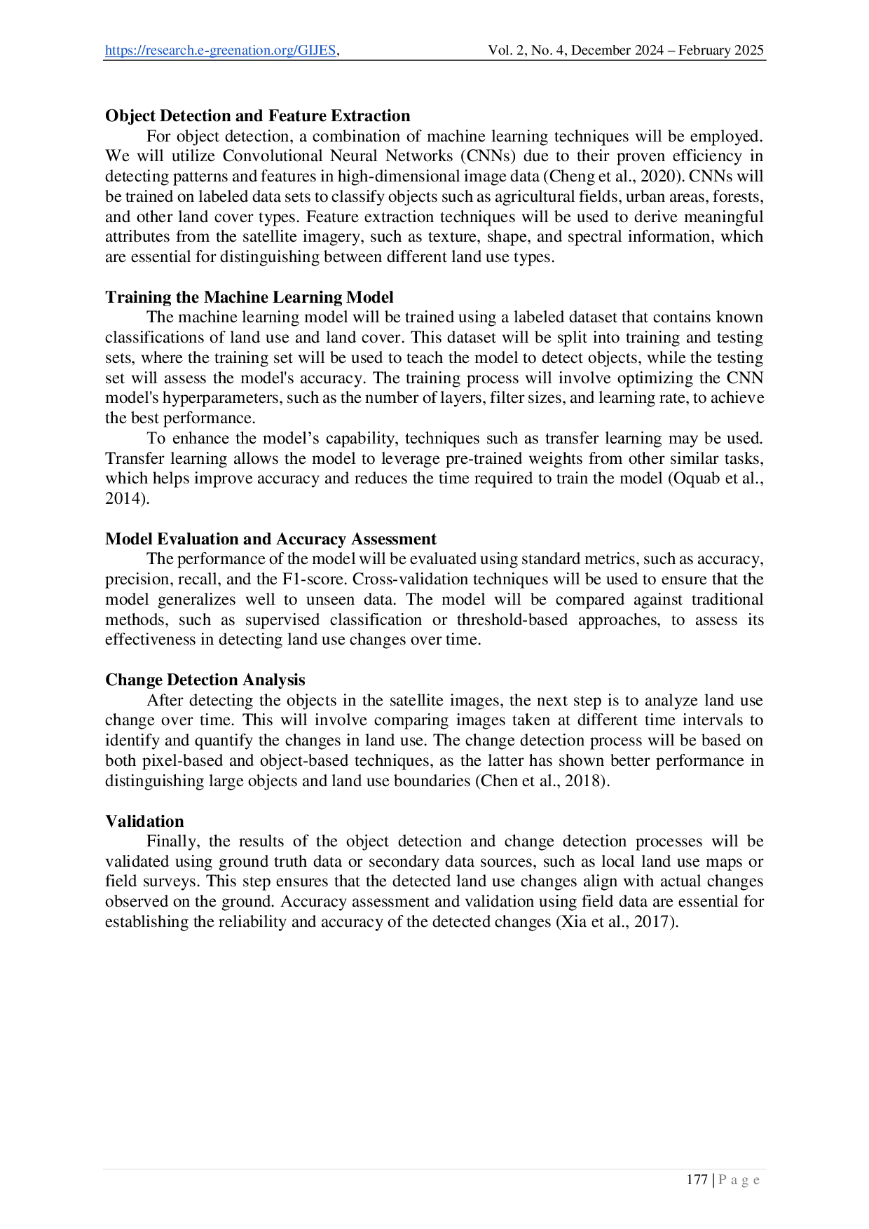 JURIS Object Detection in Satellite Imagery for Land Change Monitoring